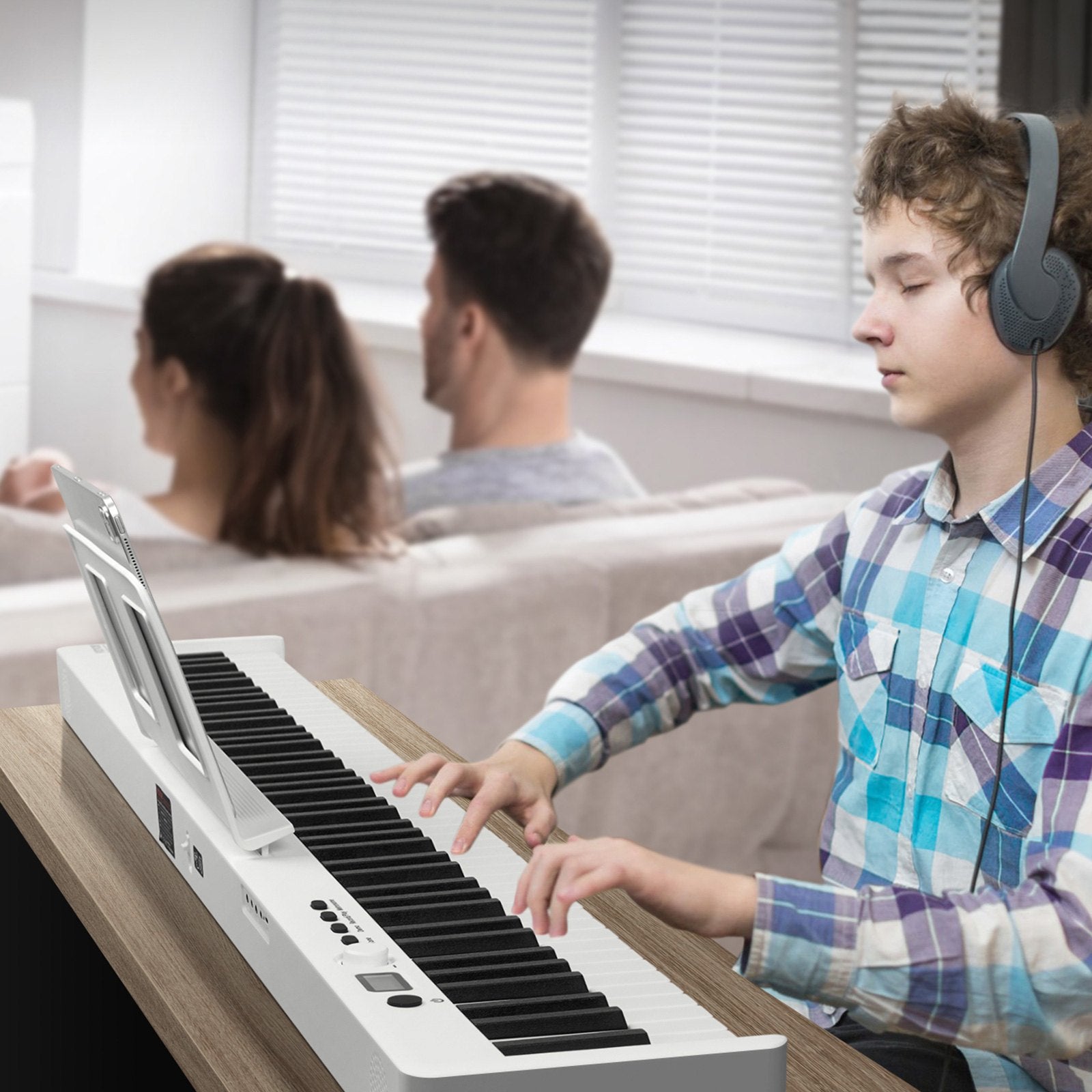 Sulankstomas skaitmeninis pianinas VEVOR BX-20, 88 klavišai