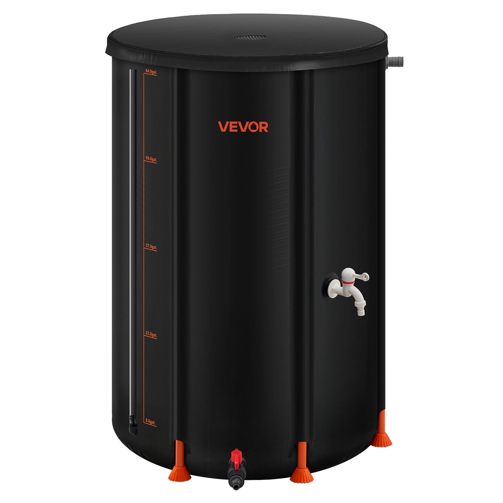Sulankstoma lietaus vandens talpa VEVOR RB-0250, 250 L
