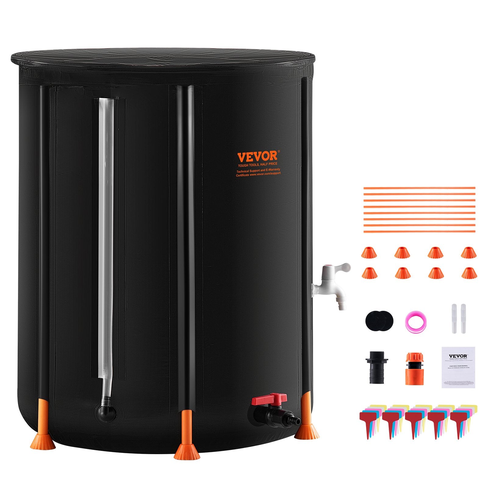 Sulankstoma lietaus vandens talpa VEVOR BY-HT250L, 250 L