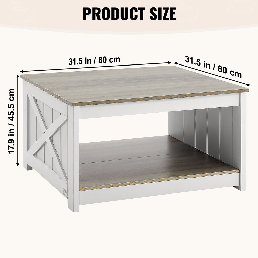 Kavos staliukas VEVOR KLLT-01, 80 cm pločio