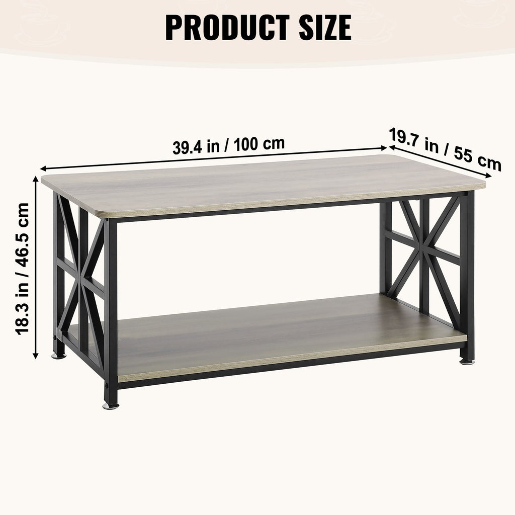 Kavos staliukas VEVOR KLLT-07, 100 cm ilgio