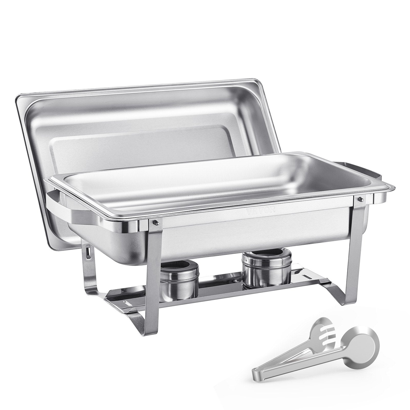 Maisto šildytuvas (Chafing Dish) VEVOR HZ-433, 6 vnt. rinkinys, 7,5 l talpa