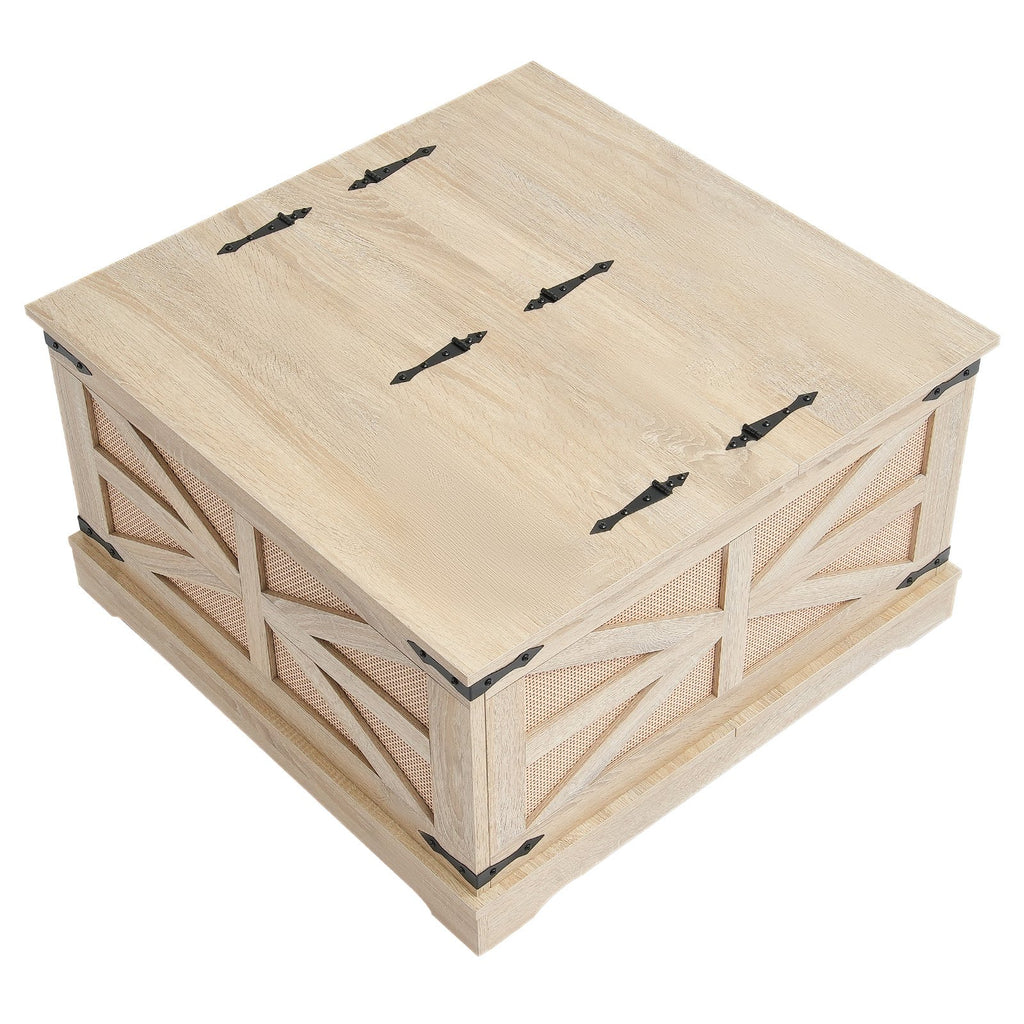Pintas kavos staliukas VEVOR HYCT-MZBT-008, 80 cm ilgio