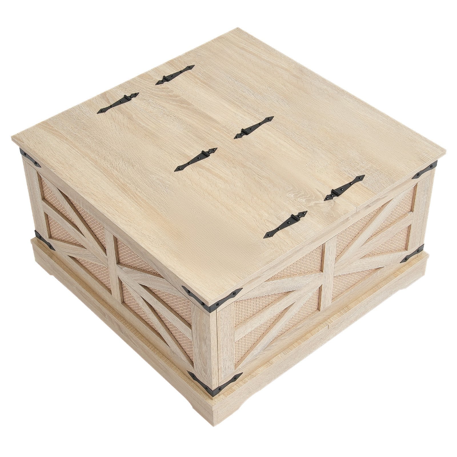 Pintas kavos staliukas VEVOR HYCT-MZBT-008, 80 cm ilgio