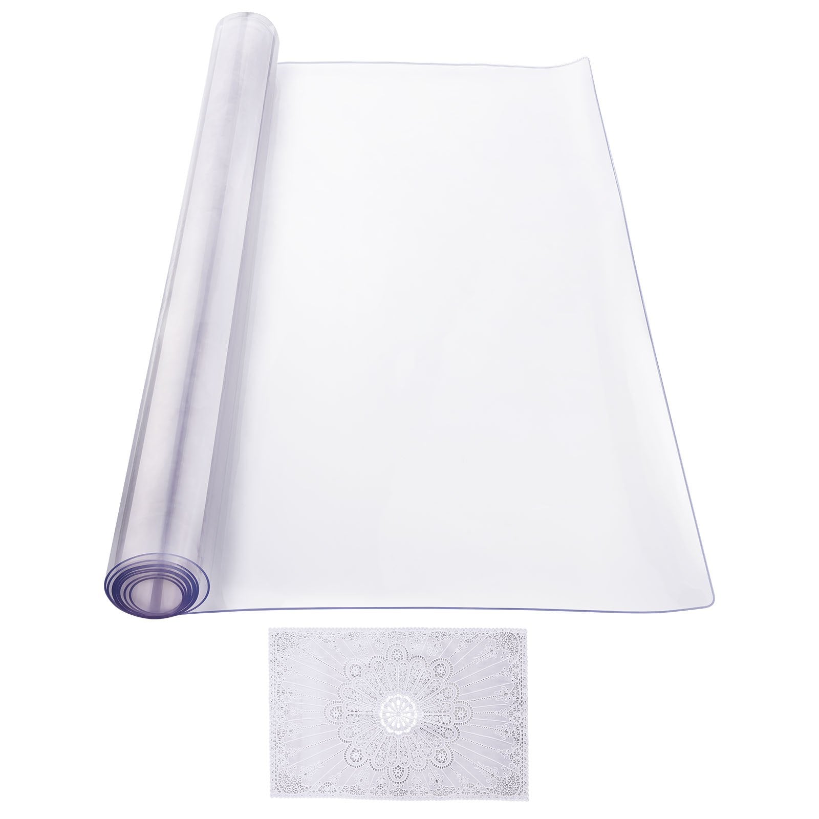 Plastikinė stalo apsauga VEVOR F085-2T-061124, 61x122 cm