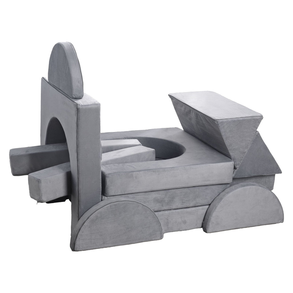 Modulinė vaikiška žaidimų sofa VEVOR SF-1790, 14 dalių rinkinys