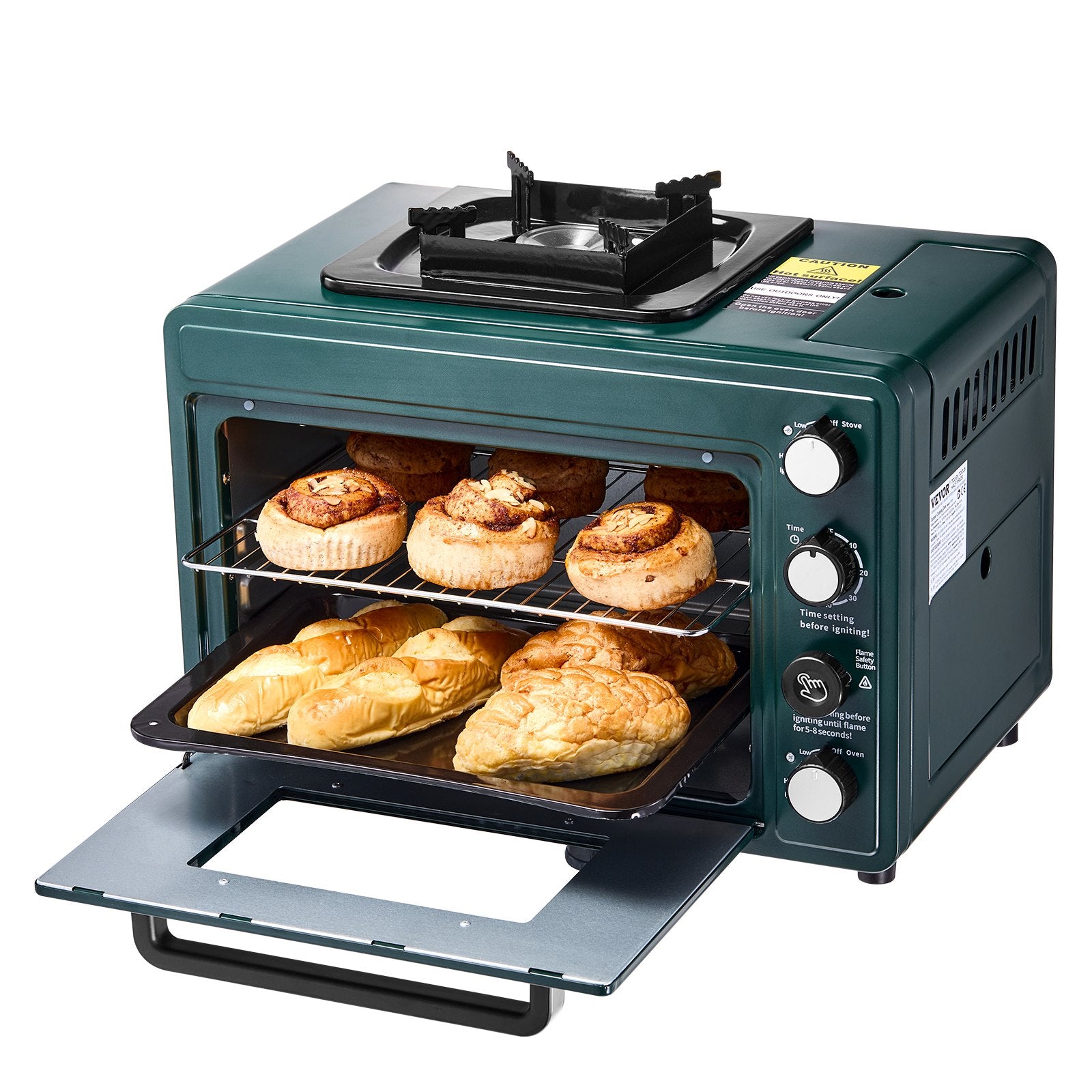 Lauko krosnelė ir viryklė VEVOR FD998, 25 l talpa