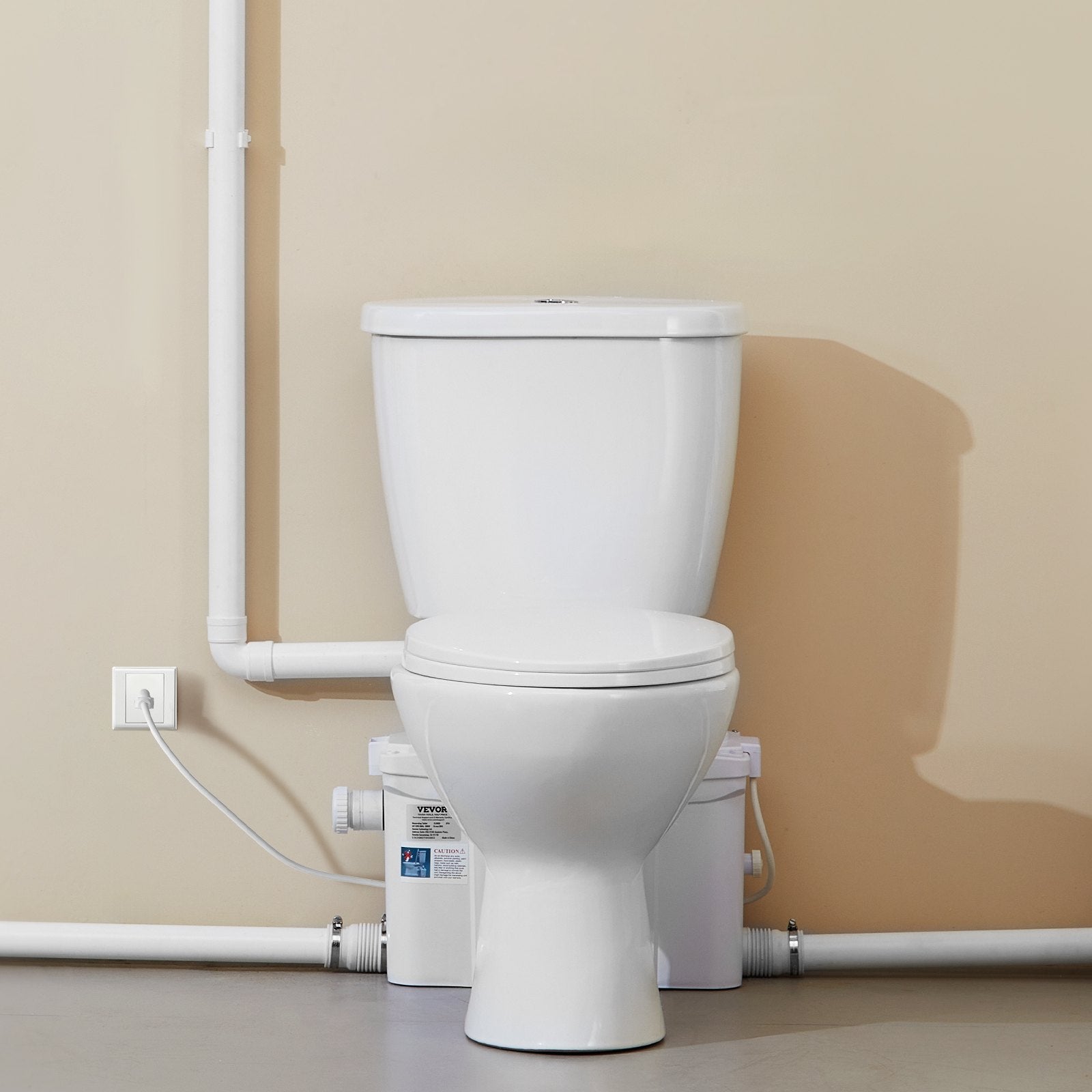 WC sistema su smulkintuvu VEVOR FLO800, 800 W
