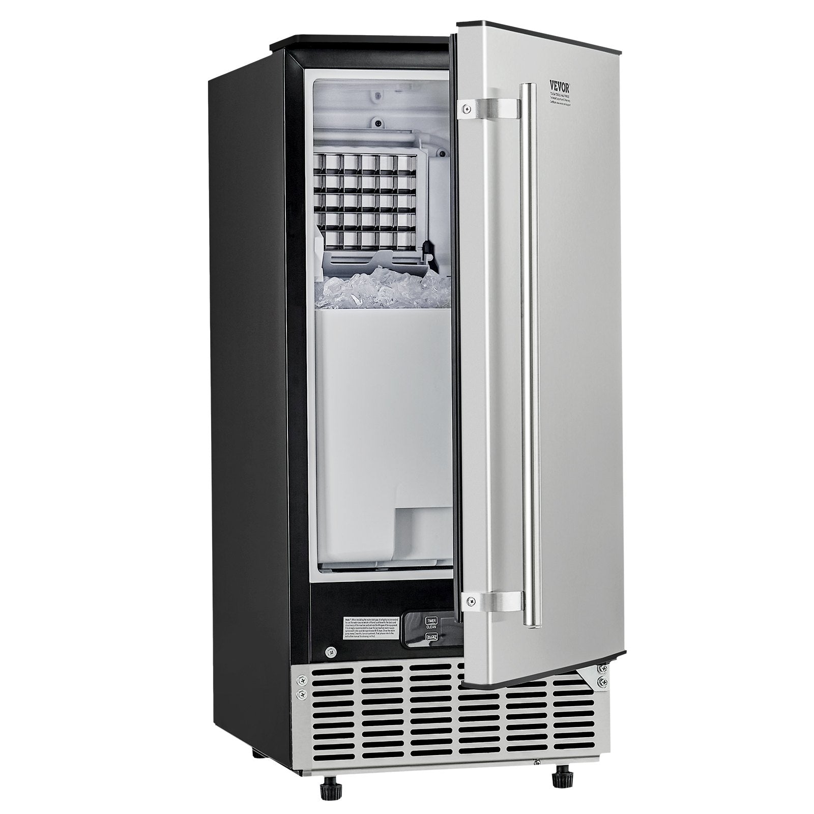 Įmontuojamas ledo generatorius VEVOR HBZB-36F, 36 kg/parą