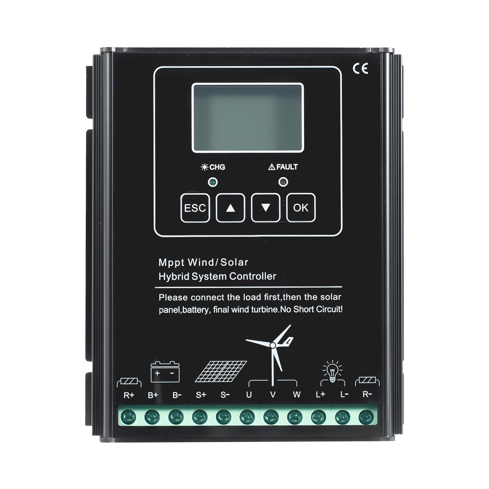 Saulės ir vėjo energijos rinkinys VEVOR 400W, 12V