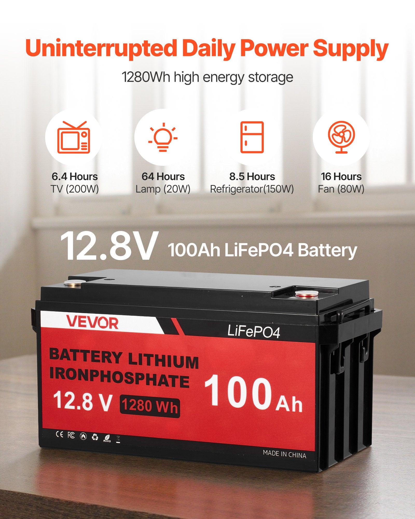 Saulės ir vėjo energijos rinkinys VEVOR 600W, su 100Ah akumuliatoriumi