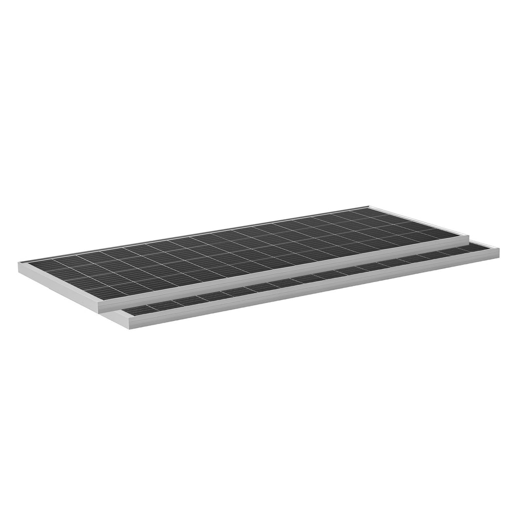 Saulės elektrinės komplektas VEVOR 200W, 12V su 50Ah akumuliatoriumi ir 800W inverteriu