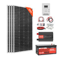 Saulės elektrinės komplektas VEVOR 800W 12V, 300Ah LiFePO₄ akumuliatorius