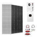 Saulės elektrinės komplektas VEVOR 2400W 48V, su 5000W inverteriu