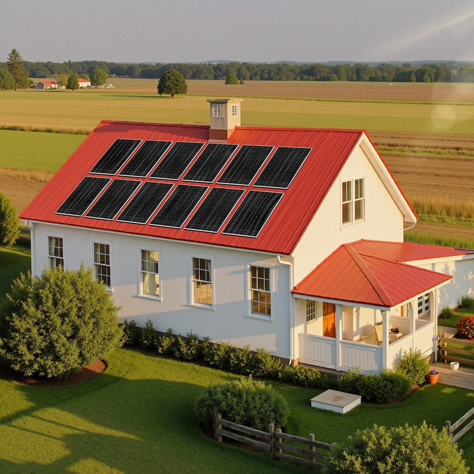 Saulės elektrinės komplektas VEVOR 4800W 48V, su 300Ah LiFePO₄ akumuliatoriumi