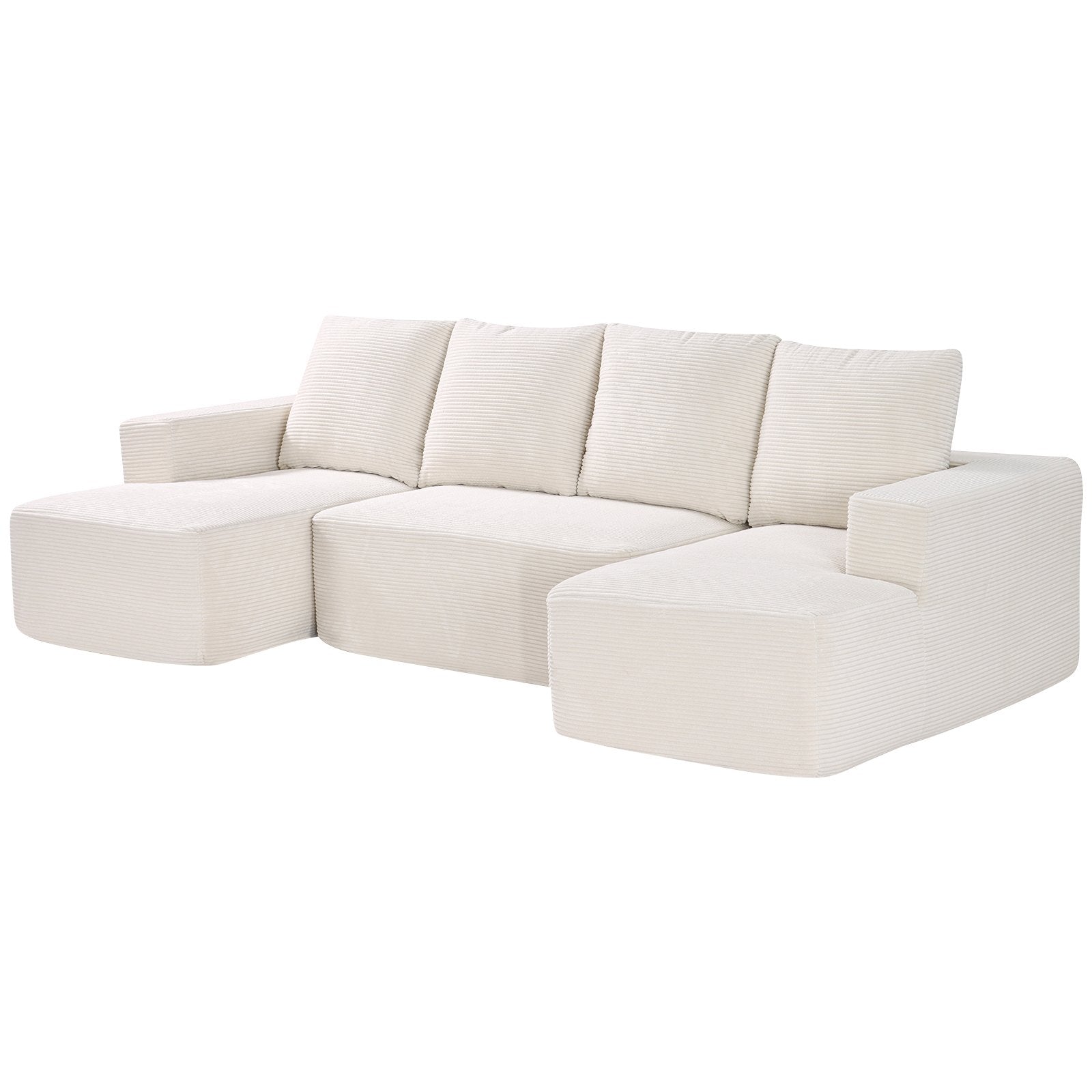 Modulinė U formos sofa VEVOR 247038#, su šezlongu