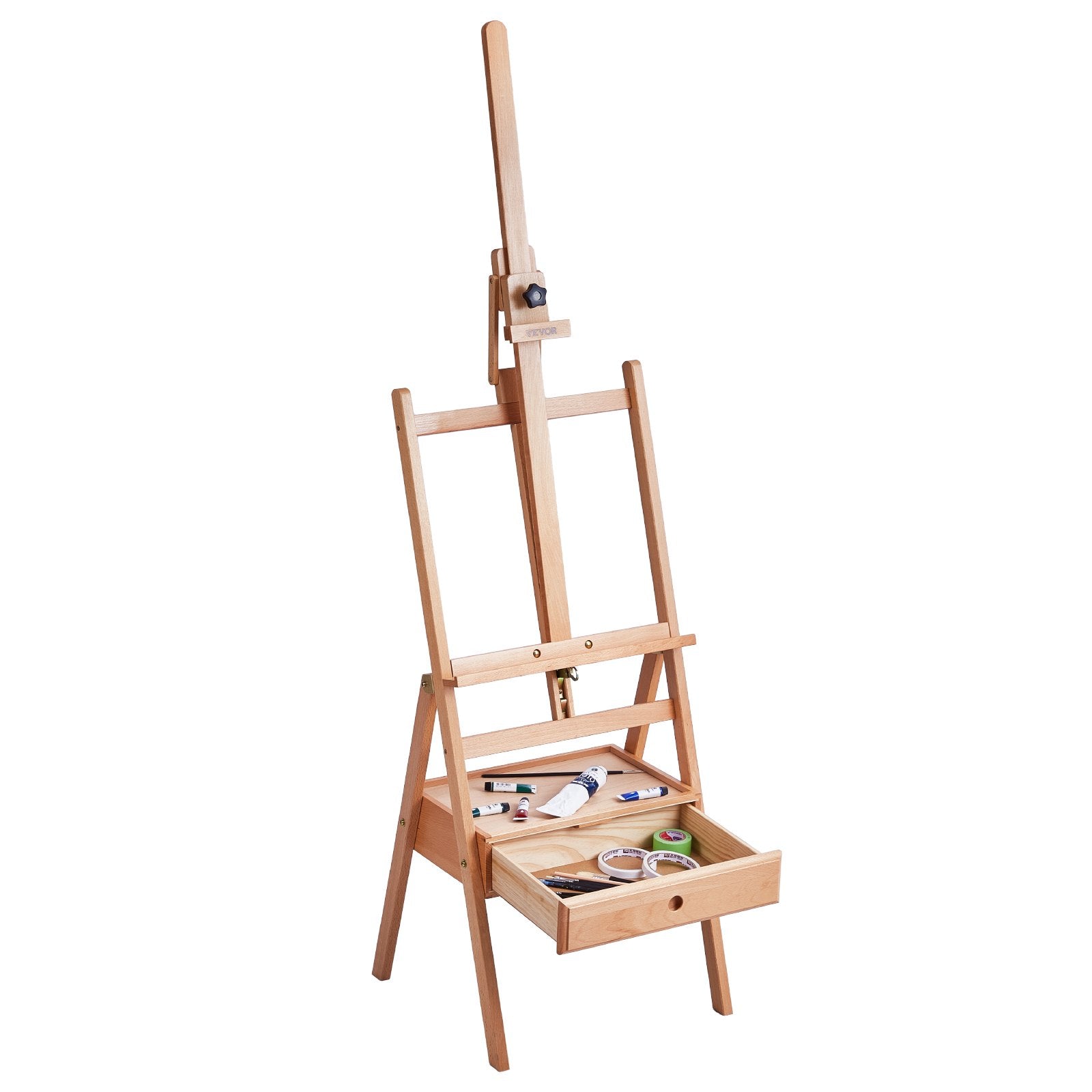 H formos studijinis molbertas VEVOR HJ-2A, drobėms iki 92 cm