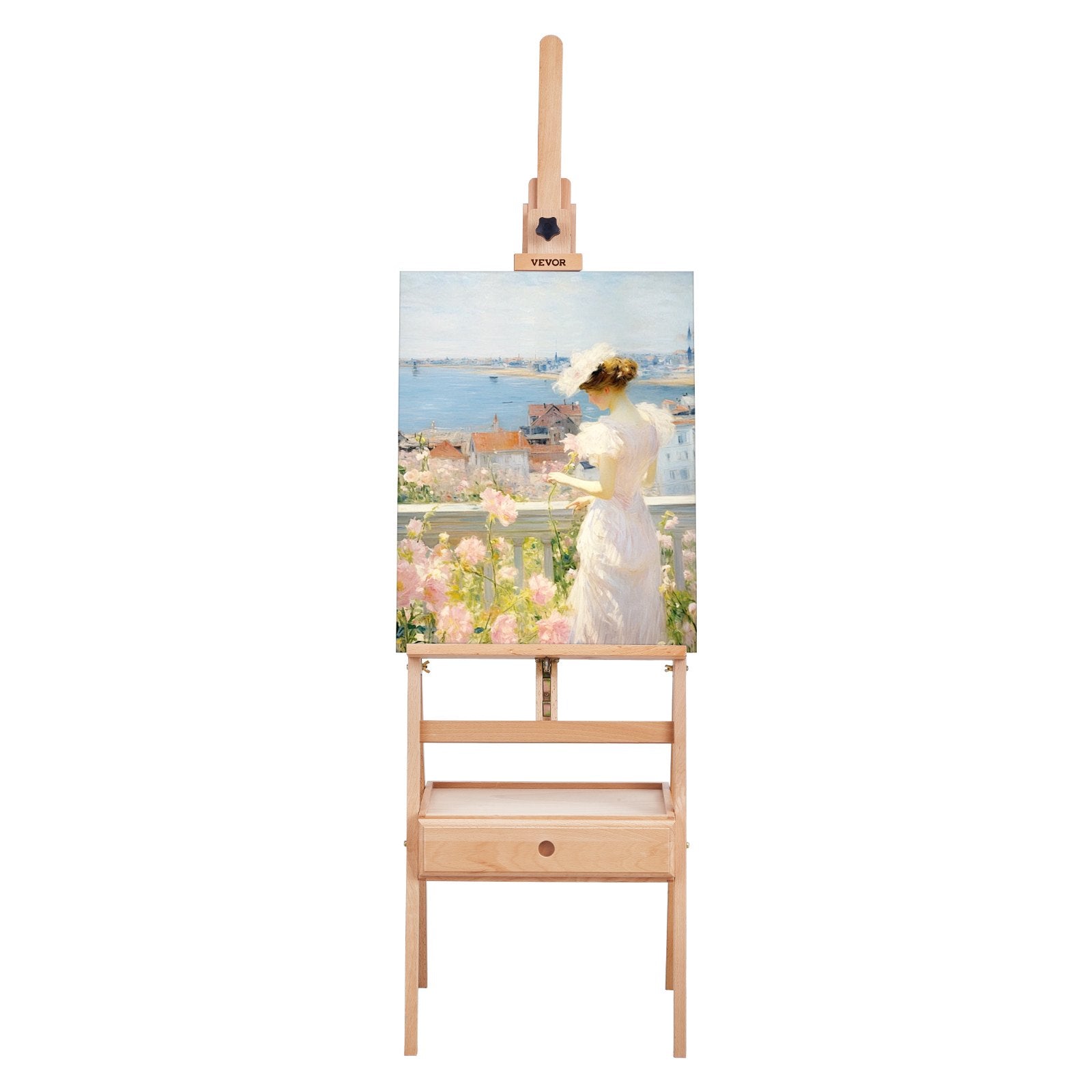 H formos studijinis molbertas VEVOR HJ-2A, drobėms iki 92 cm