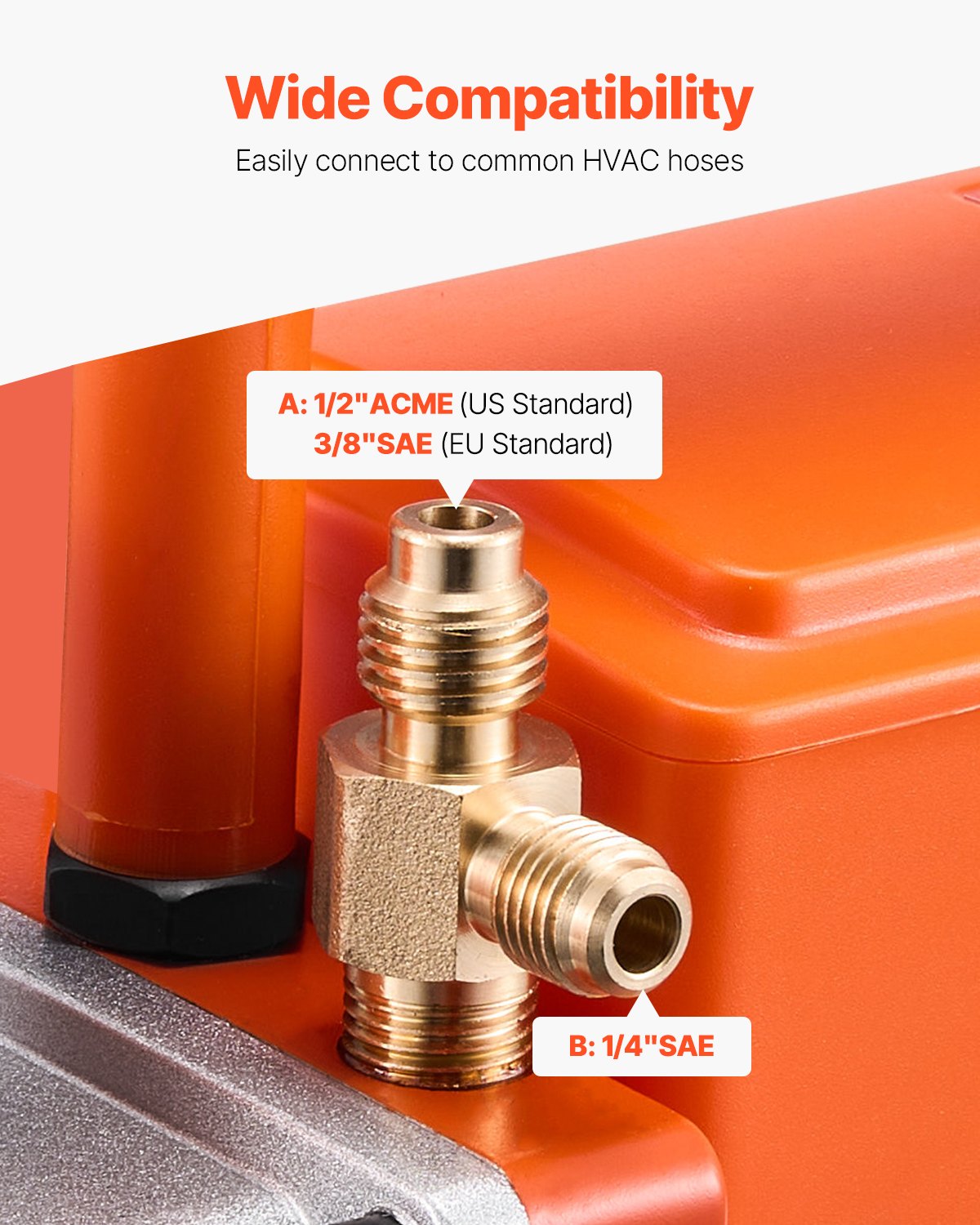 Vakuuminis siurblys VEVOR VP135, 113 l/min (4 CFM)
