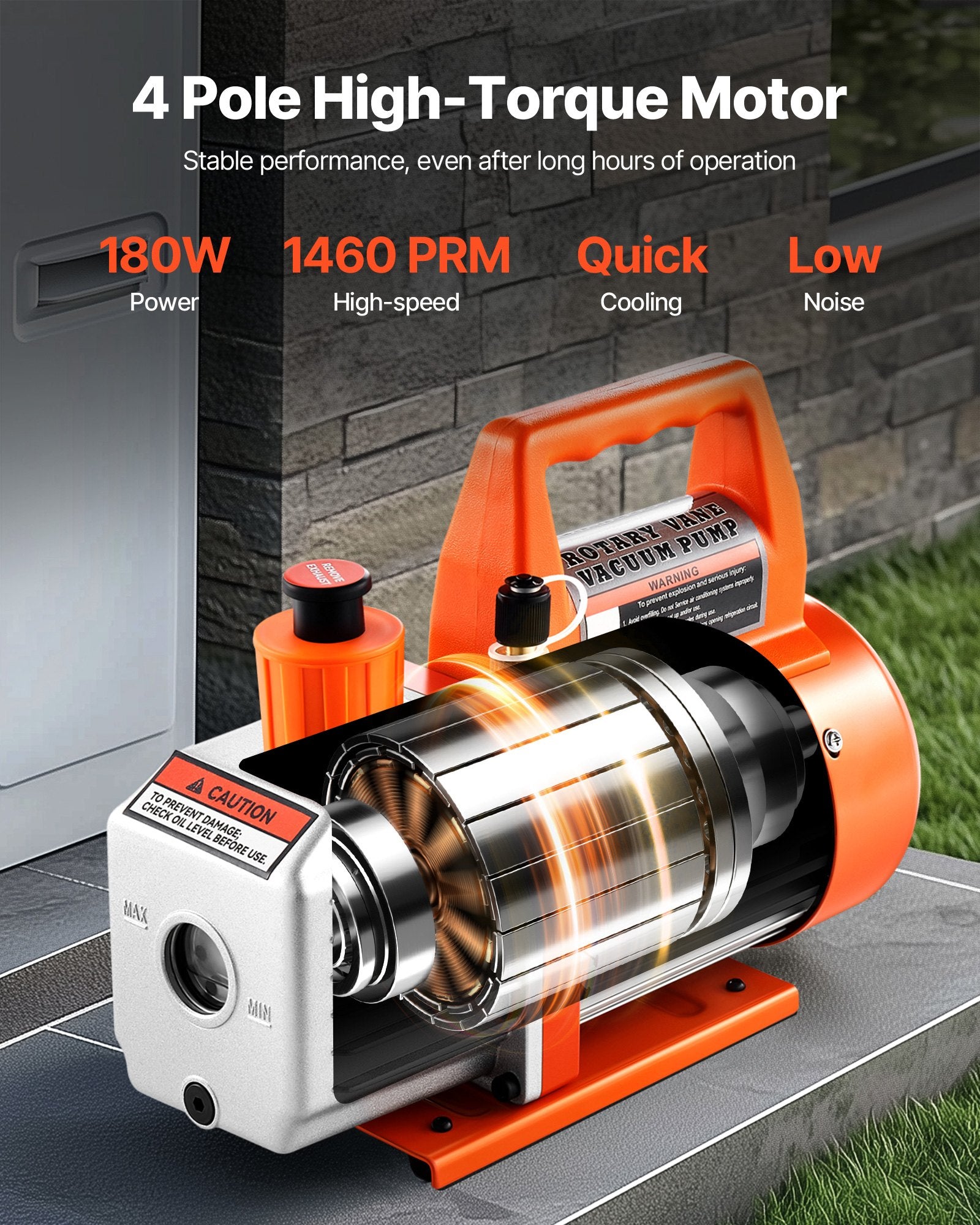Vakuuminis siurblys VEVOR VP125, 100 l/min