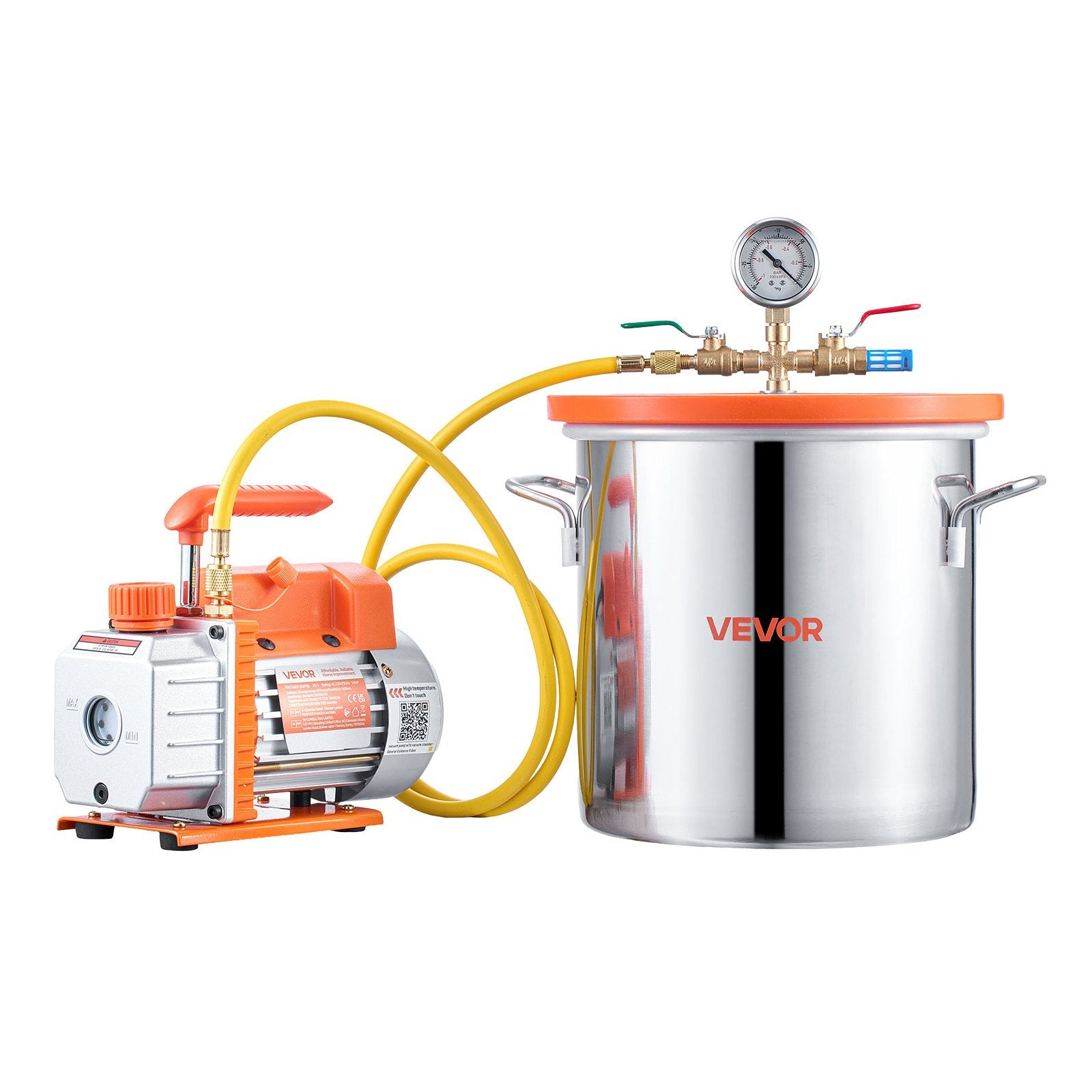 Vakuuminė kamera su siurbliu VEVOR RS-1, 11,36 l