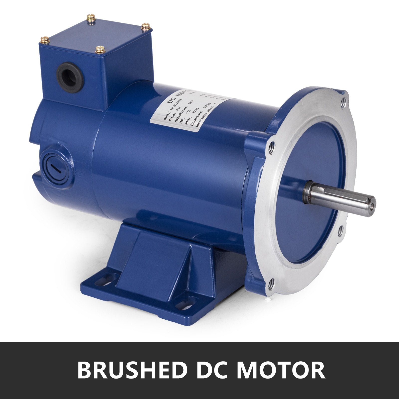 Nuolatinės srovės variklis VEVOR 56C, 1/2 HP, 1750 RPM