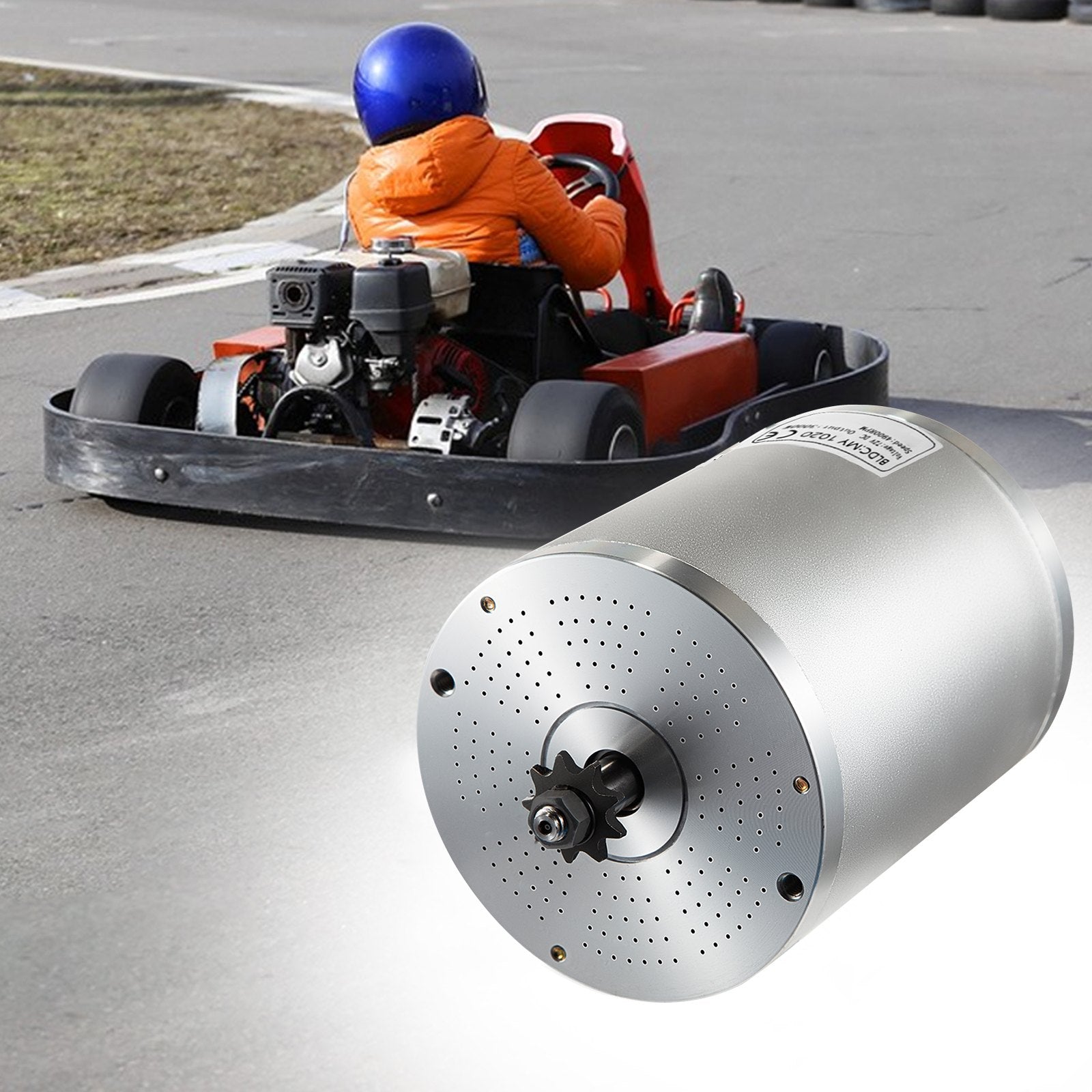 Bešepetėlinis variklis VEVOR 72V 3000W, 4900 RPM