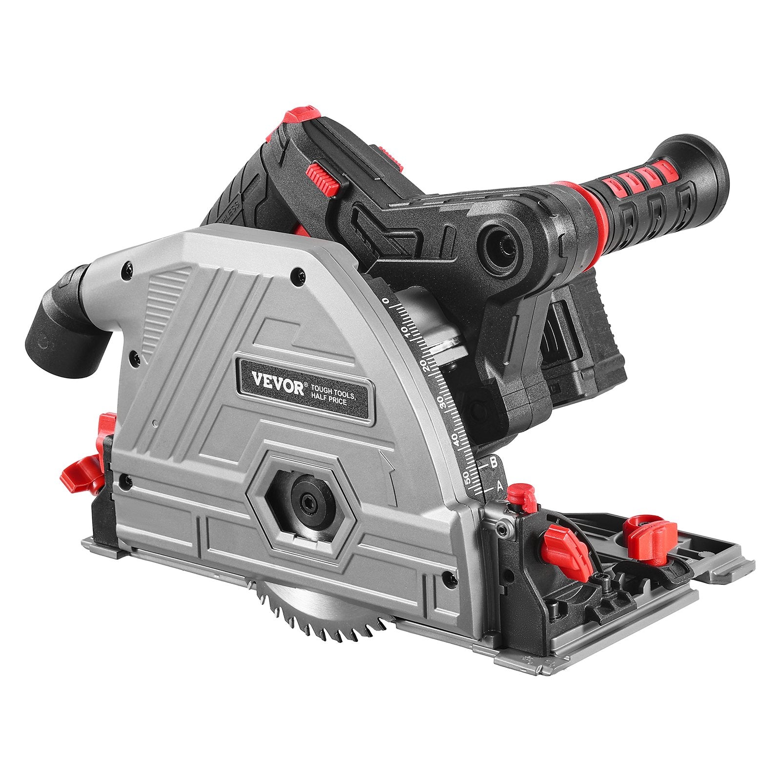 Akumuliatorinis įleidžiamas diskinis pjūklas VEVOR 8140, 20V 4Ah