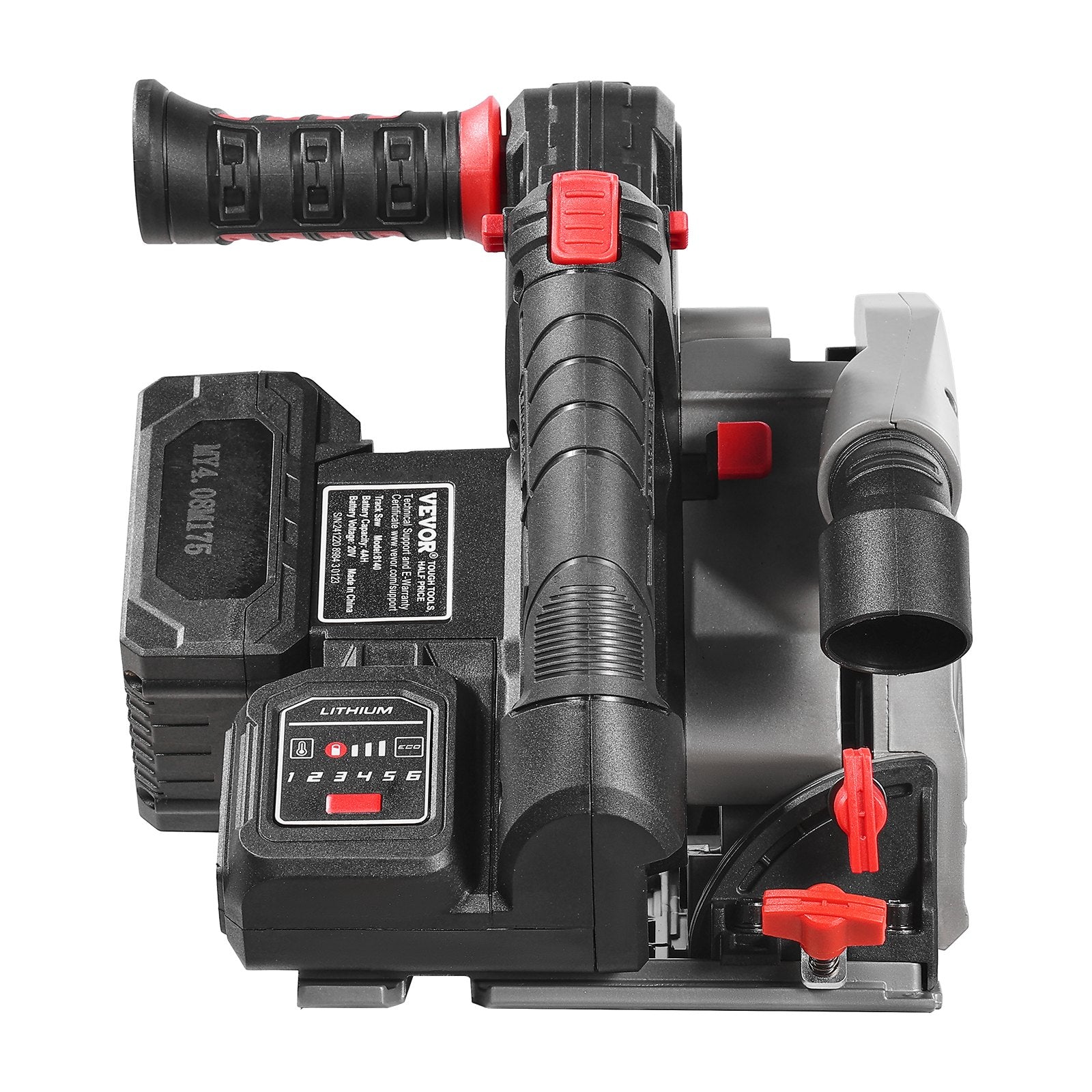 Akumuliatorinis įleidžiamas diskinis pjūklas VEVOR 8140, 20V 4Ah