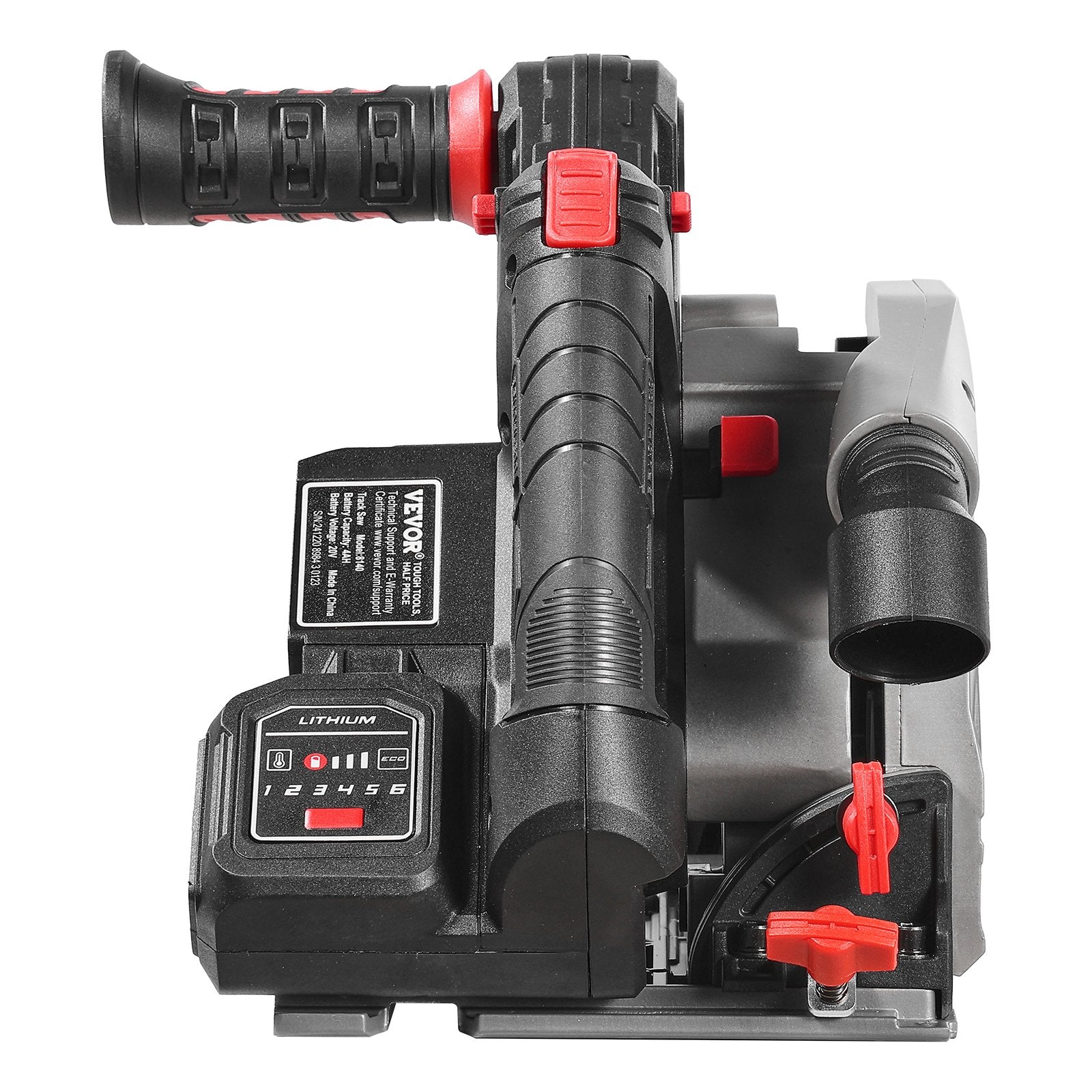 Akumuliatorinis įleidžiamas diskinis pjūklas VEVOR 8140, 140 mm