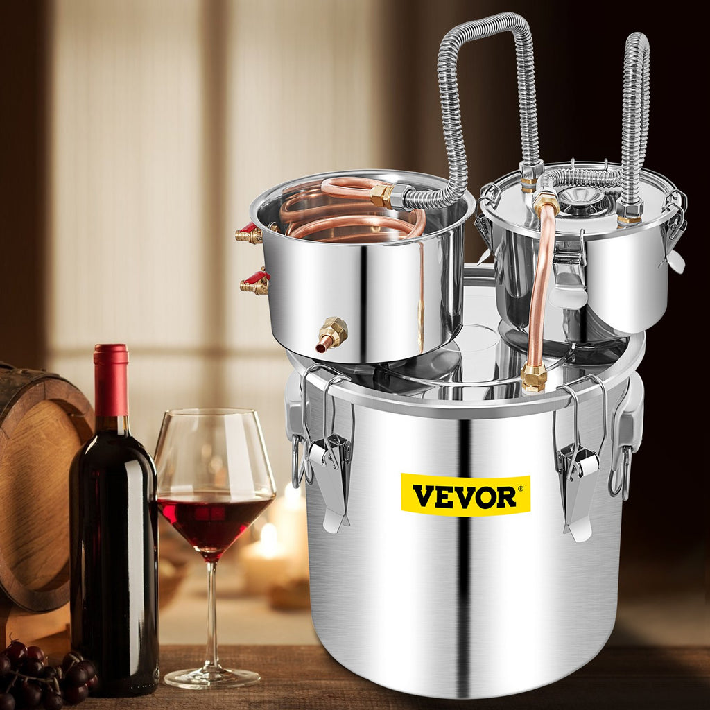 Alkoholio distiliavimo aparatas VEVOR VV-DAD-50L, 50 l