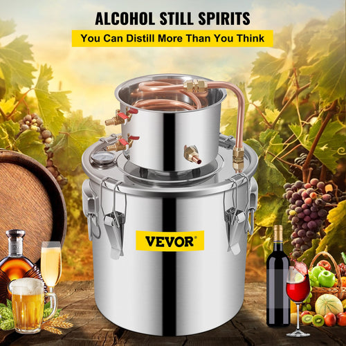 Distiliavimo aparatas VEVOR, 12,5 l talpa
