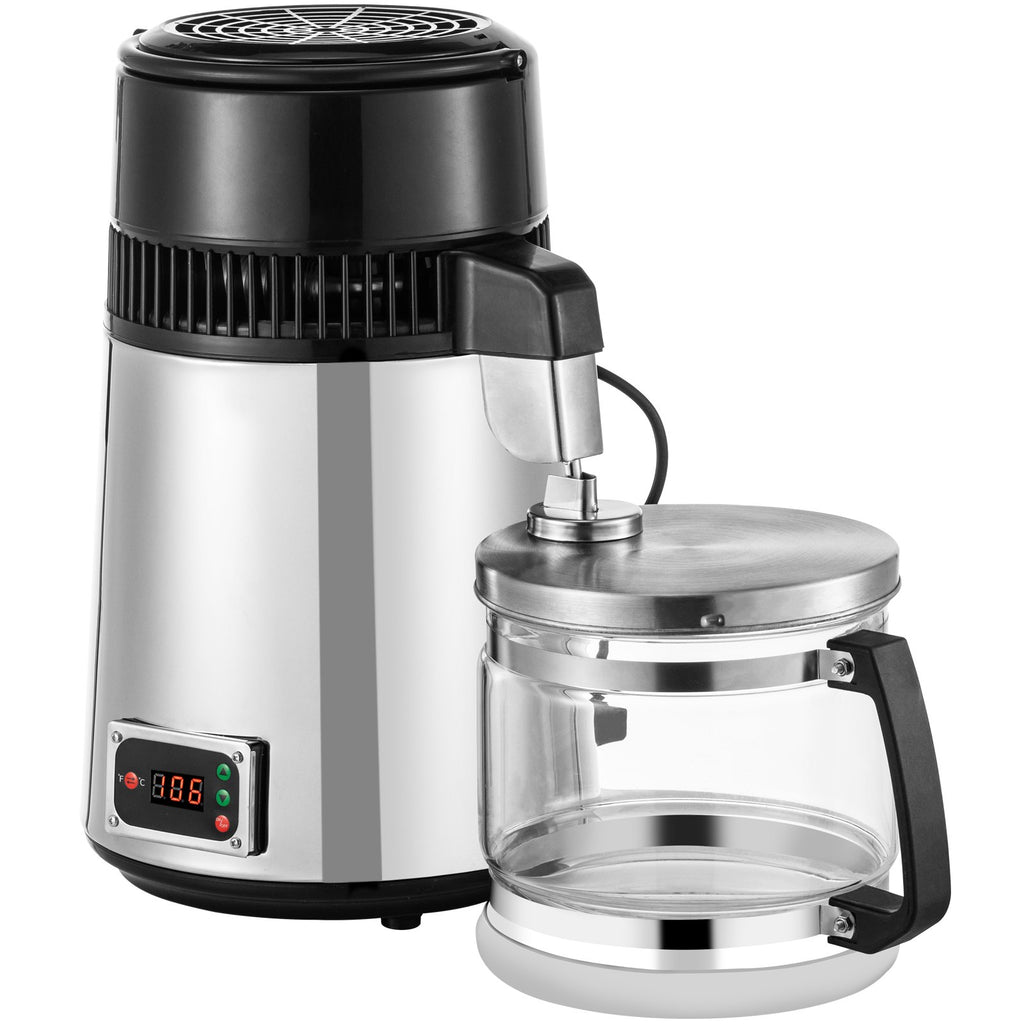 Vandens distiliatorius VEVOR 750W, 4L talpos