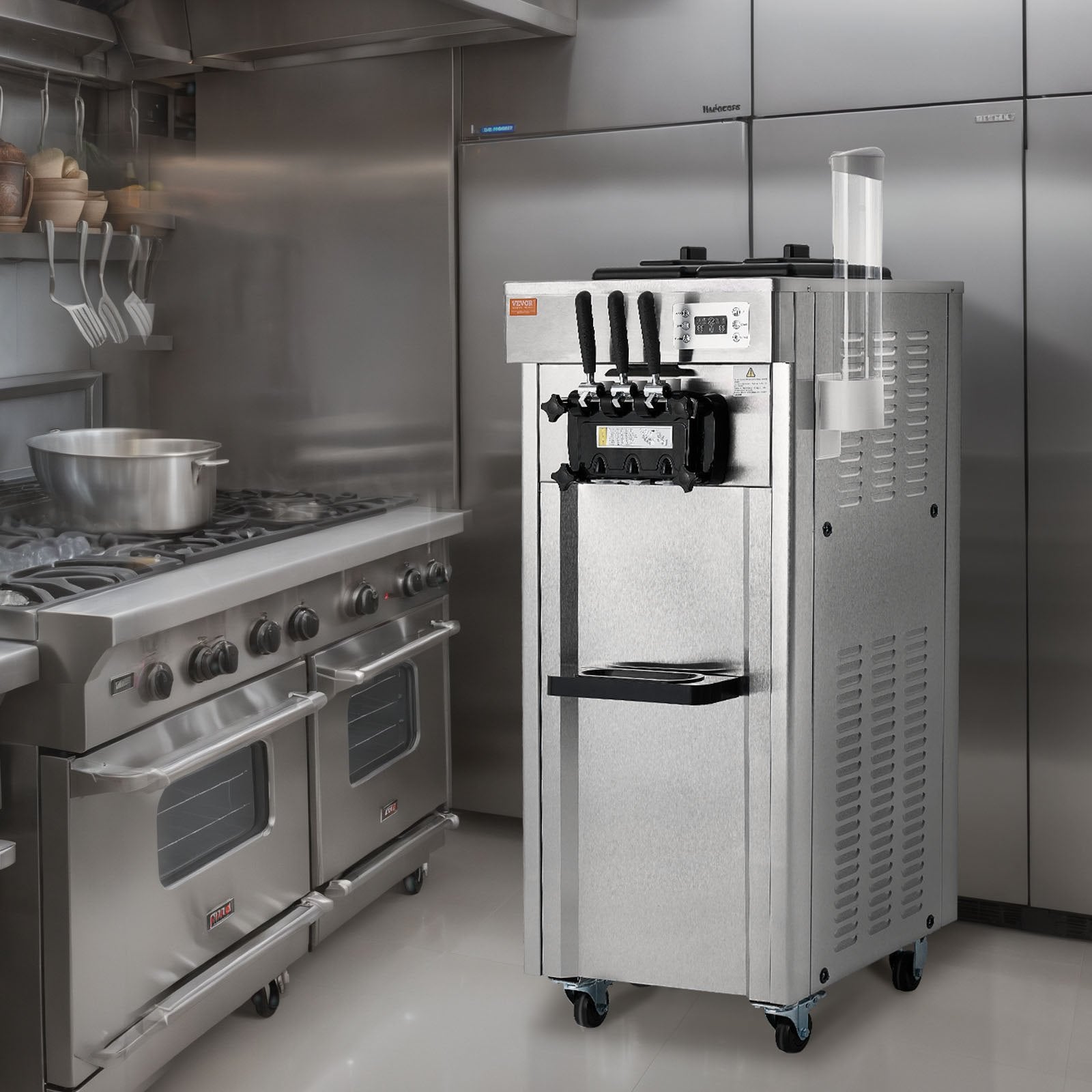 Profesionali ledų gaminimo mašina VEVOR CKX300PRO-A19, 21–31 l/val. našumas