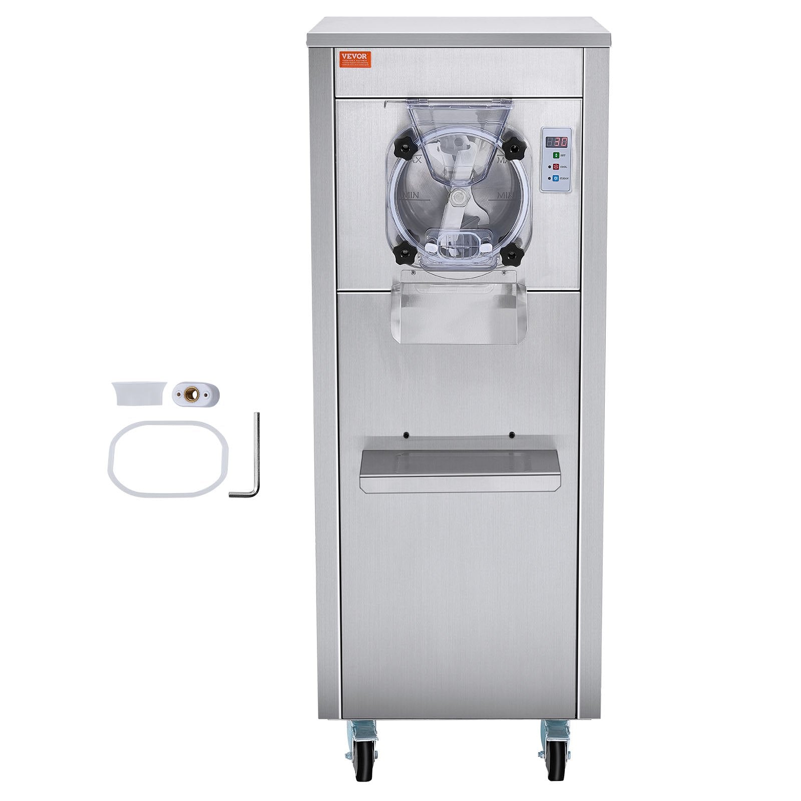 Pramoninis kietųjų ledų aparatas VEVOR BQL-128YH, 18 l/val. našumas