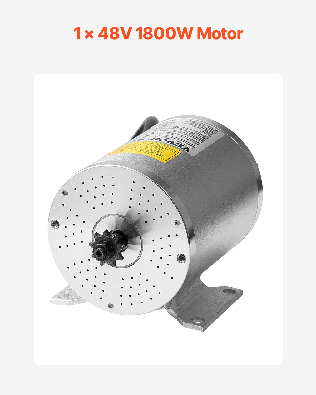 Elektrinis bešepetėlis variklis VEVOR BY1020D, 1800W