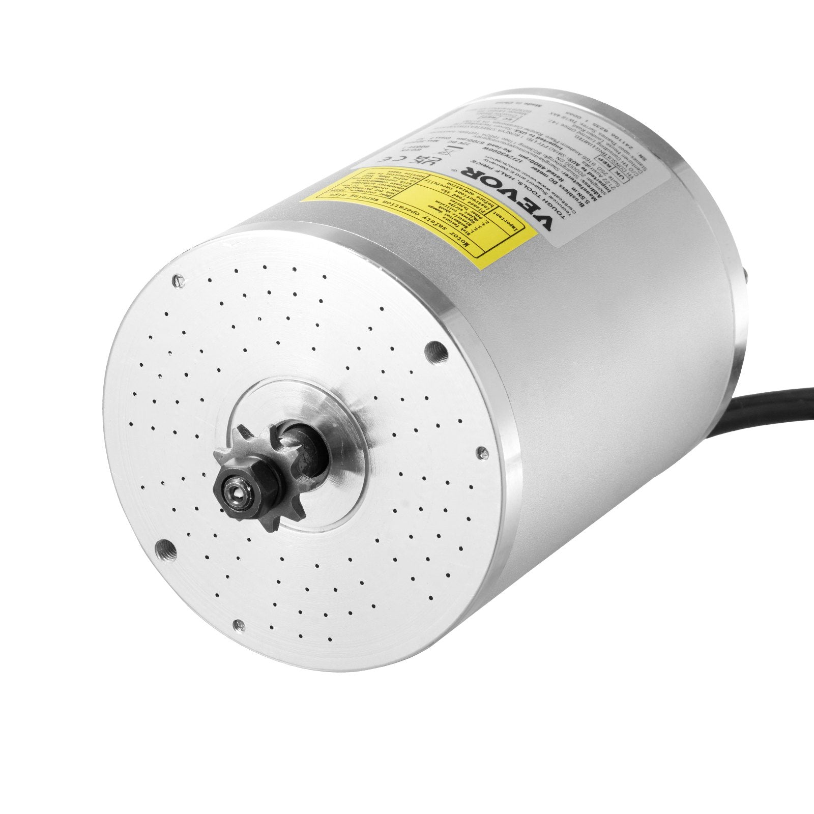 Elektrinis bešepetėlis variklio komplektas VEVOR JZ72V3000W, 3000W