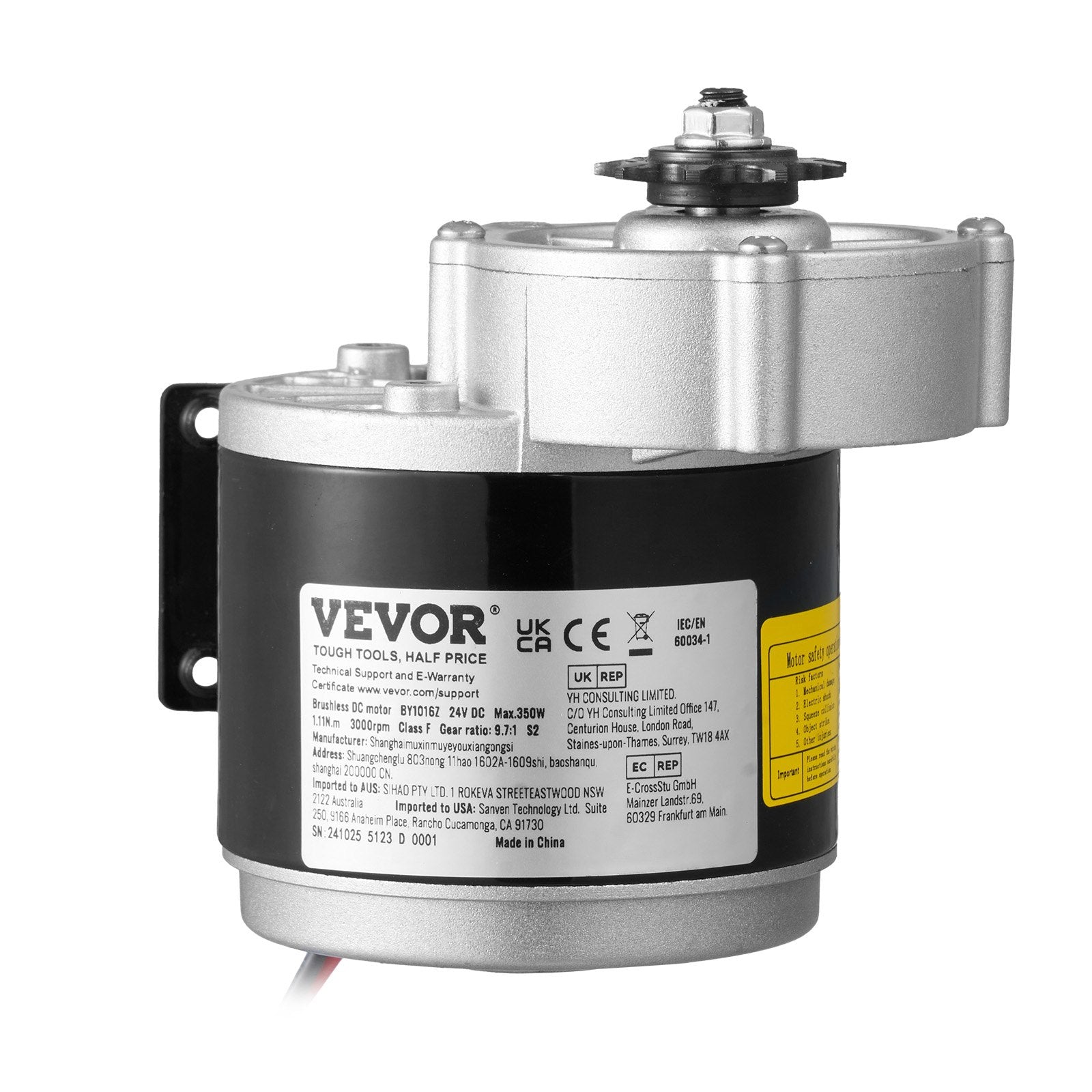 Elektrinis variklis VEVOR BY1016Z, 350W