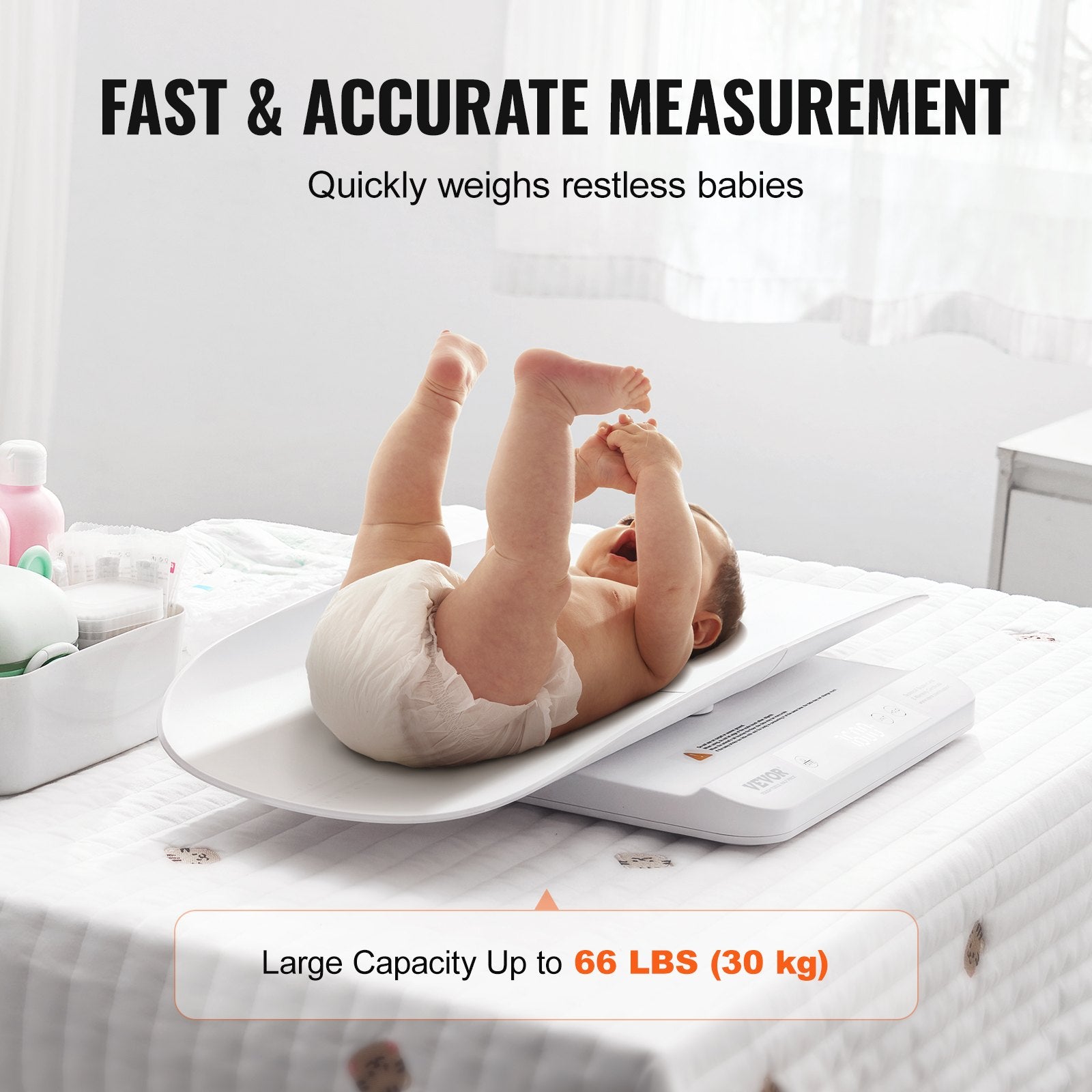 Kūdikių svarstyklės VEVOR B18H, iki 30 kg