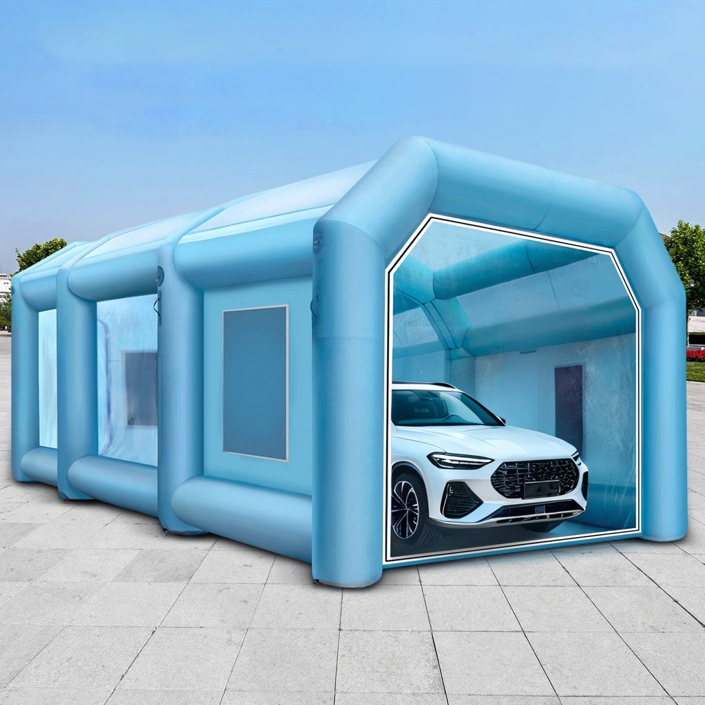 Pripučiama dažymo kamera VEVOR, 12 x 5 x 4 m