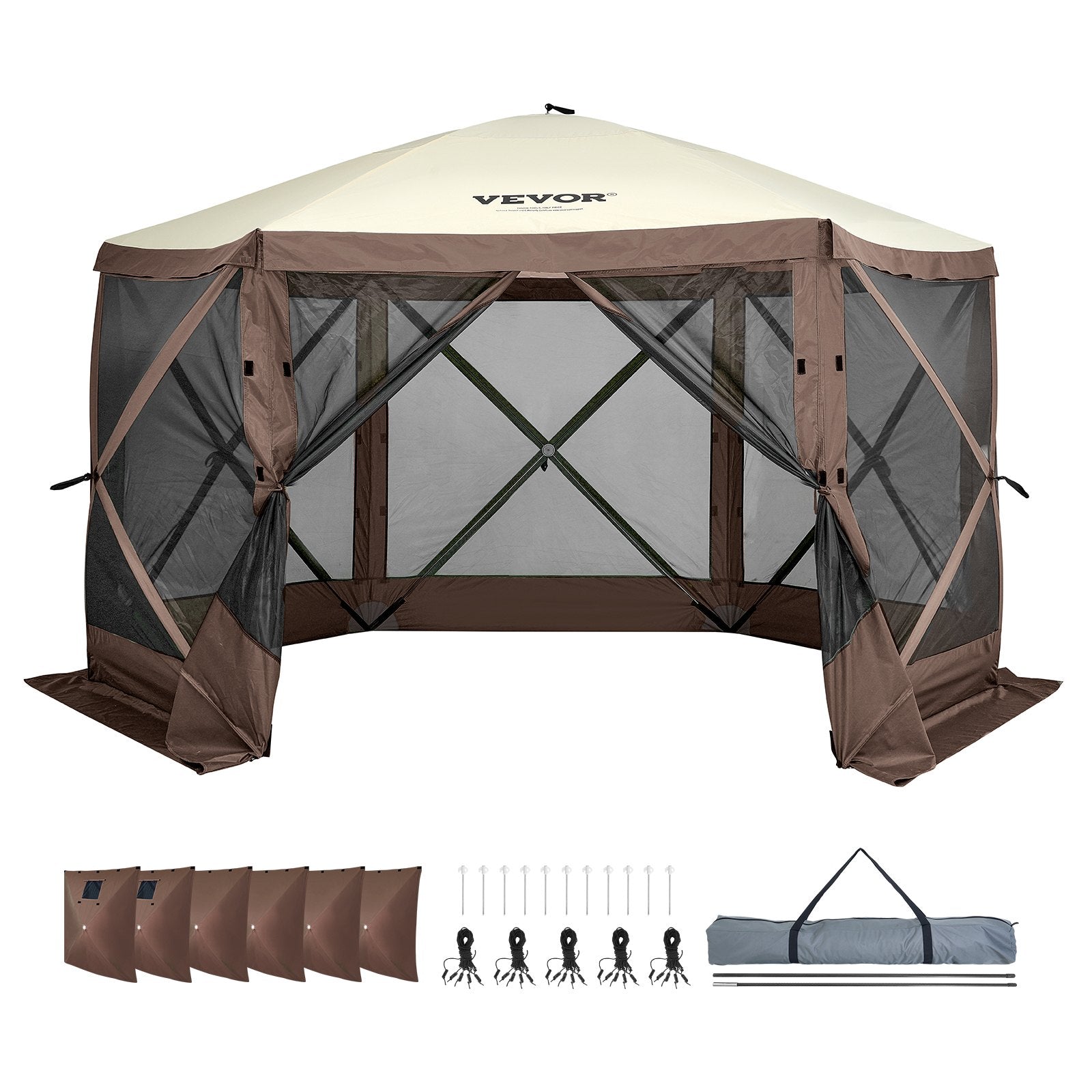 Sodo pavėsinė-palapinė VEVOR 120919, 3,5 x 3,5 m