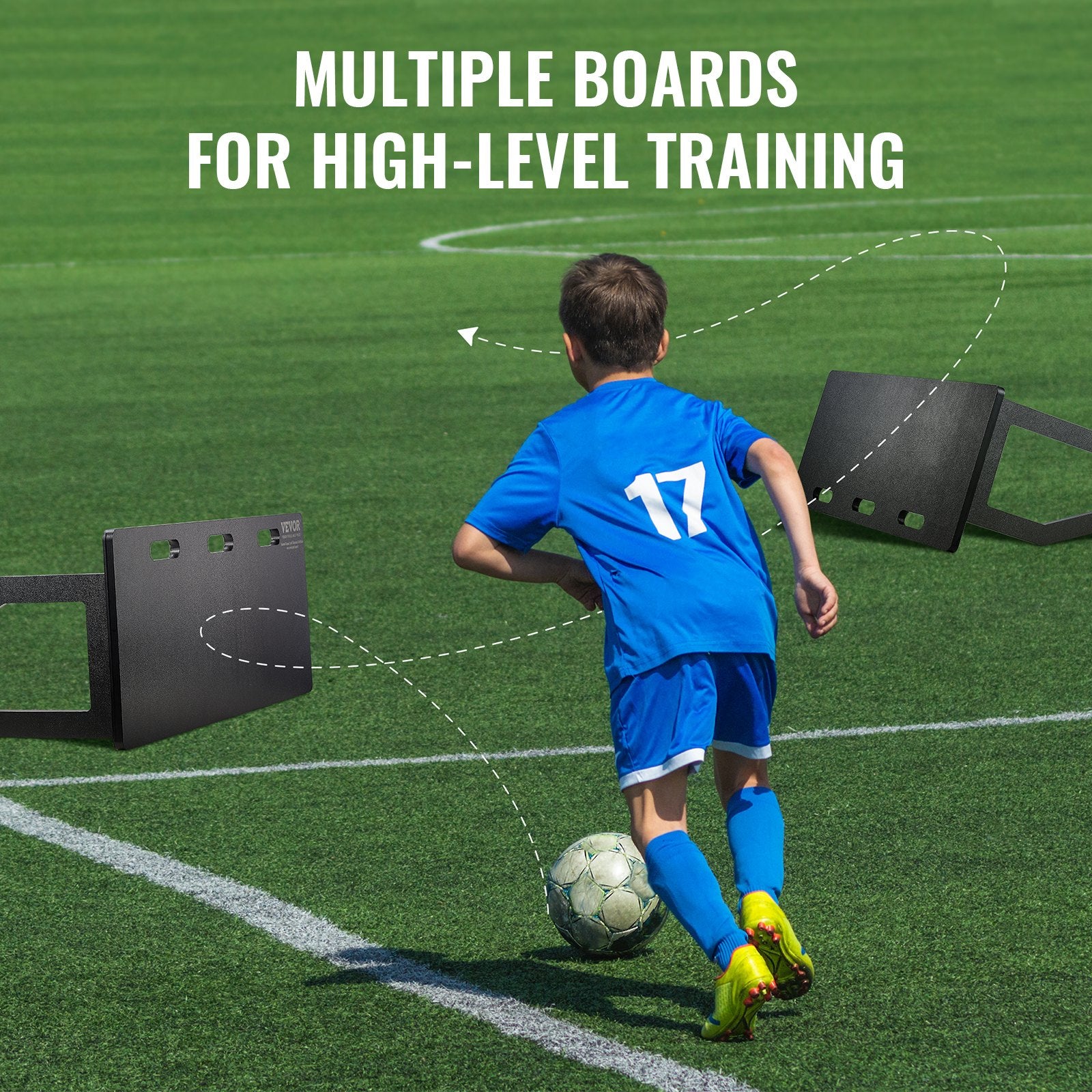 Futbolo atšvaito sienelė VEVOR YQ2023001, 100x40 cm