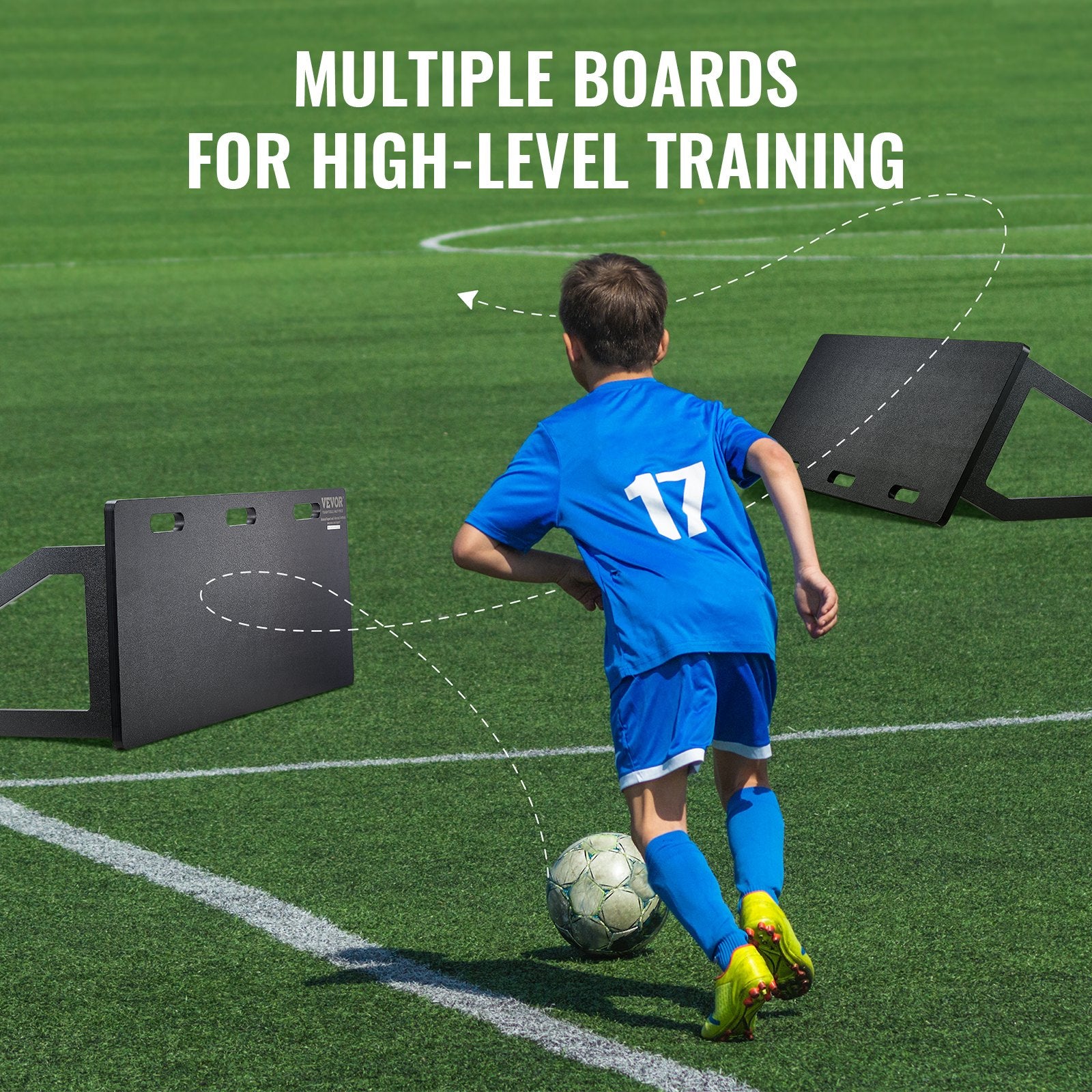 Futbolo atšvaito sienelė VEVOR YQ2023002, 115x45 cm