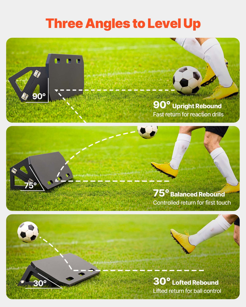 Futbolo atšvaitas VEVOR YQ2026001, 1000 x 300 mm