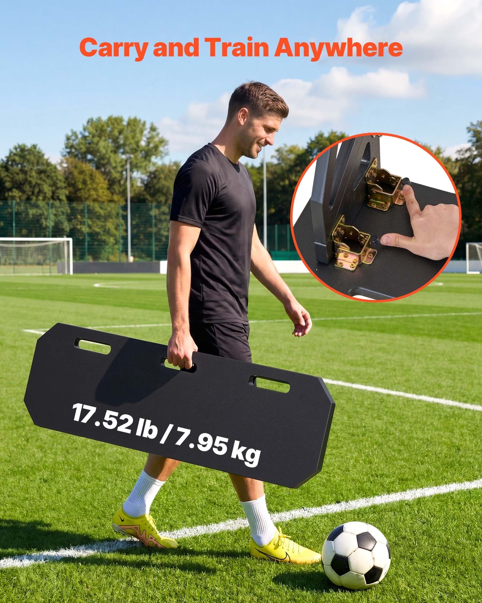 Futbolo atšvaitas VEVOR YQ2026001, 1000 x 300 mm