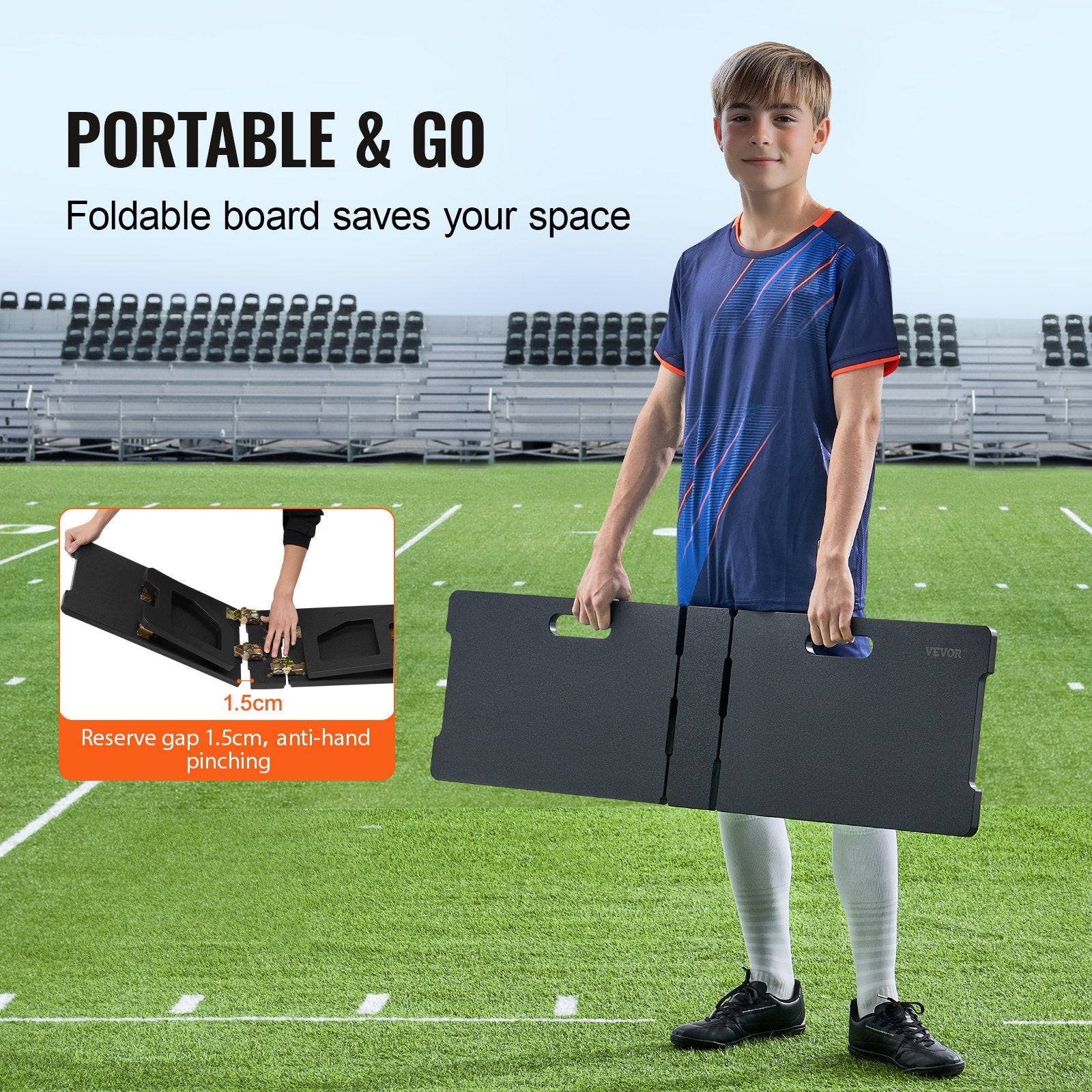 Futbolo atšvaitas VEVOR YQ2024005, 115x33 cm