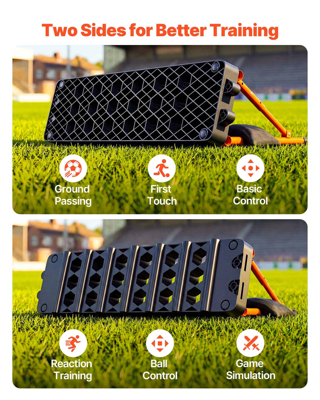 Futbolo atšvaito sienelė VEVOR SCR004, 950 x 250 mm