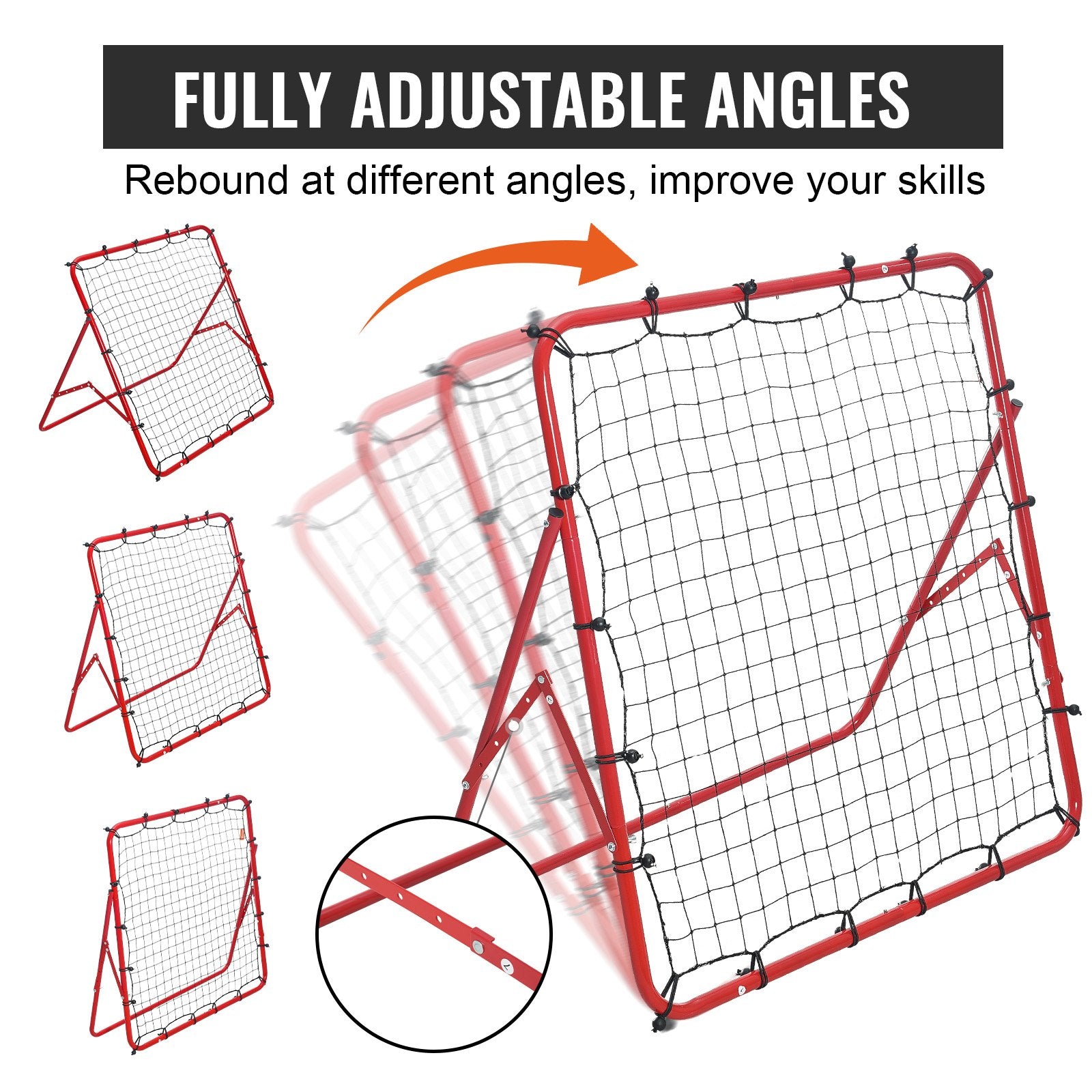 Futbolo atšvaitas VEVOR XH-04, 100x100 cm