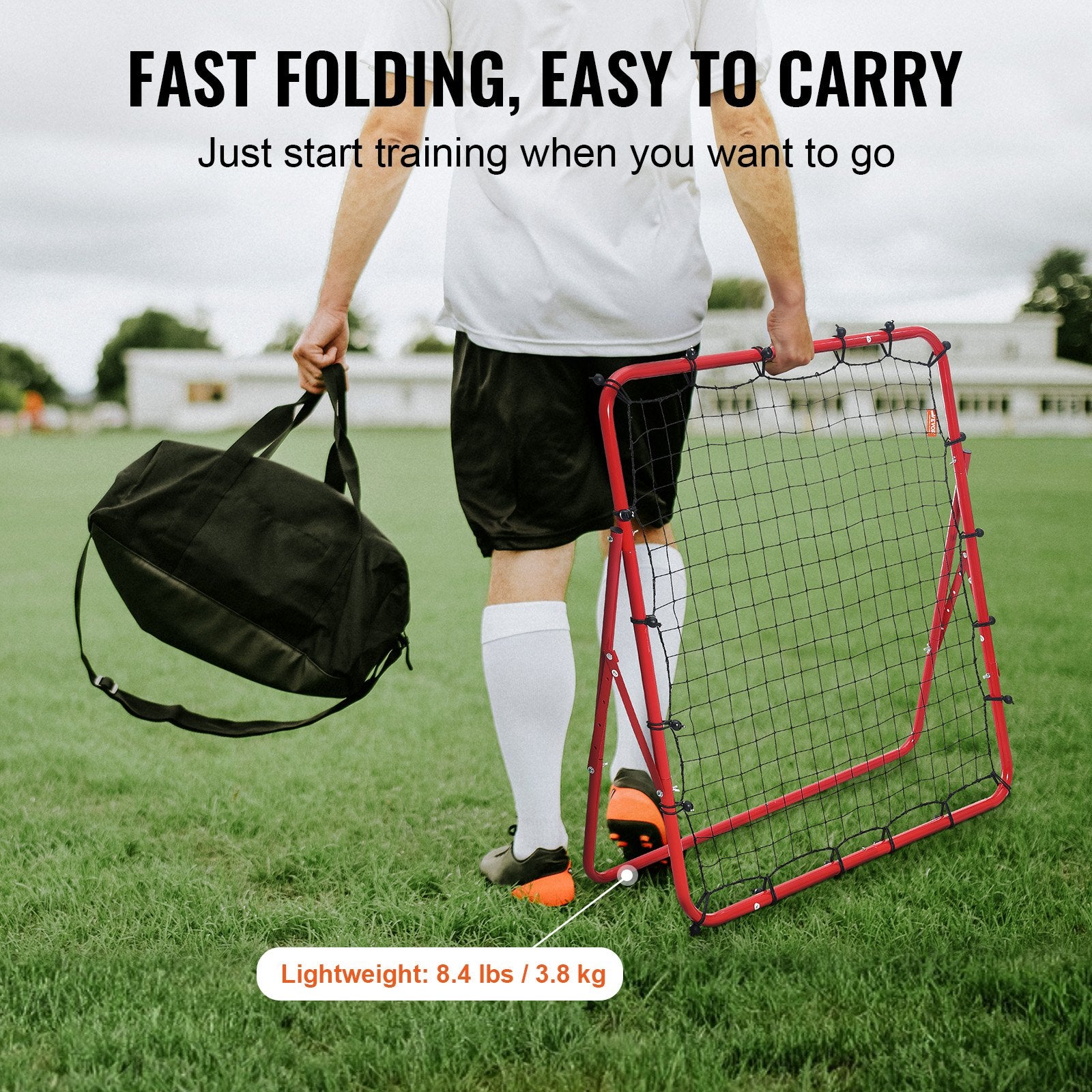 Futbolo atšvaitas VEVOR XH-04, 100x100 cm