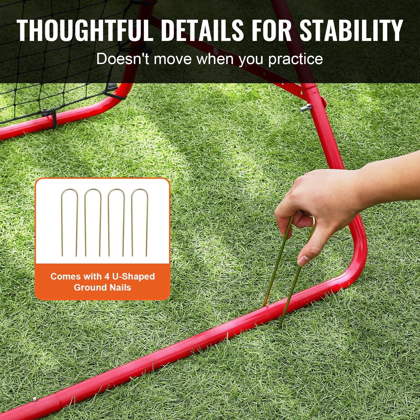 Futbolo atšvaitas VEVOR XH-04, 100x100 cm